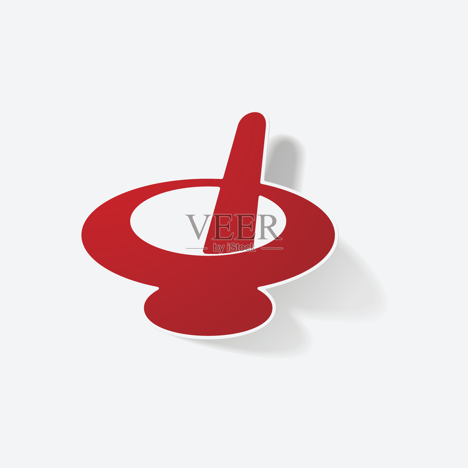 不干胶纸产品写实元素设计插图深盘插画图片素材