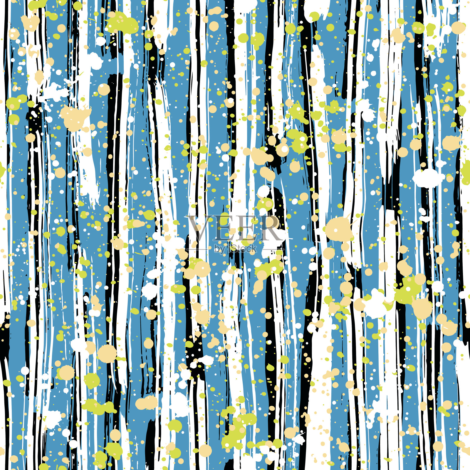 抽象手绘笔触和颜料飞溅纹理插画图片素材