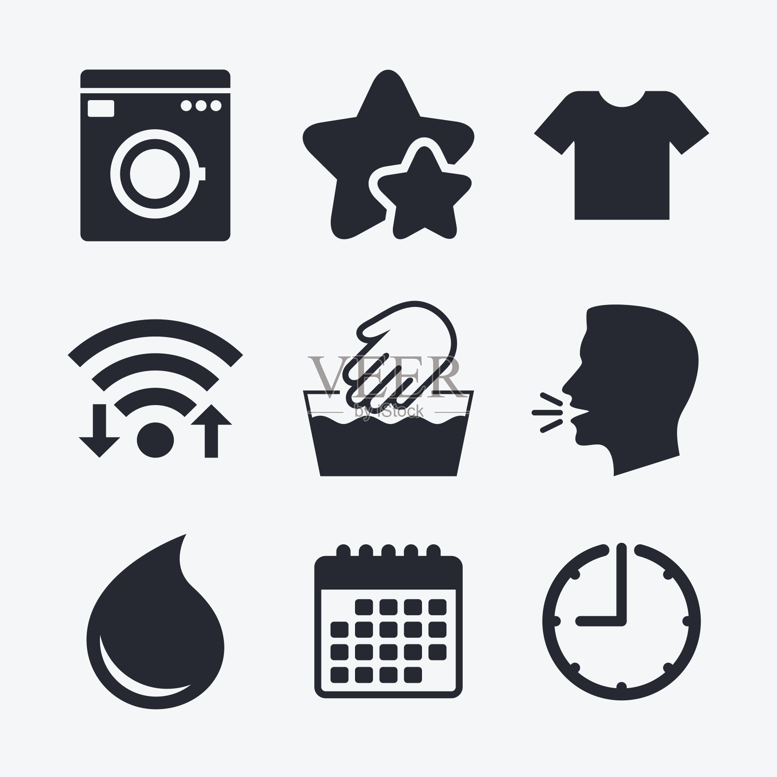 洗图标。不能机洗符号。图标素材