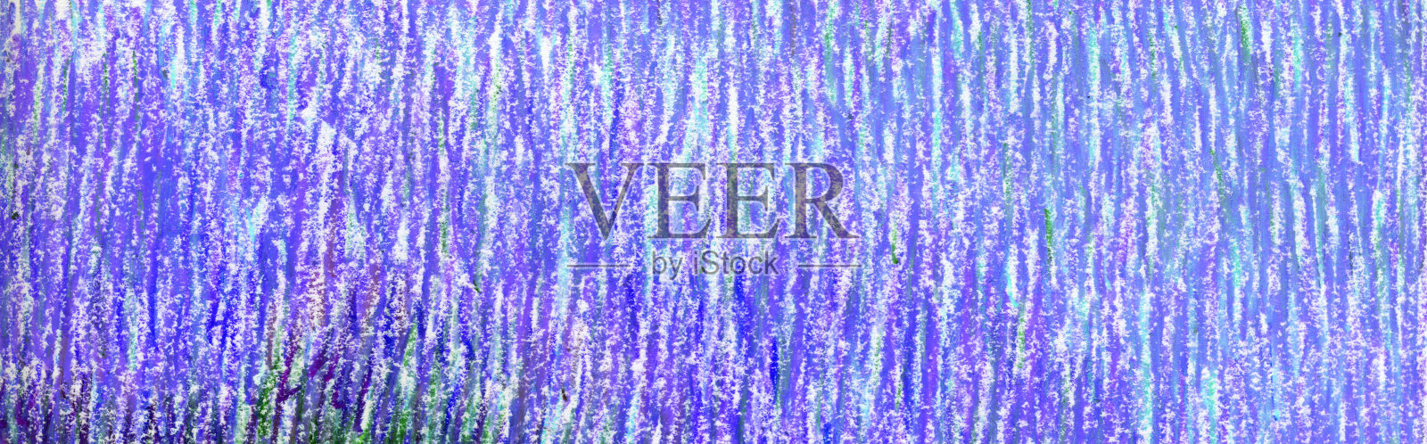 蜡笔笔画手绘鲜艳的蓝紫色背景照片摄影图片