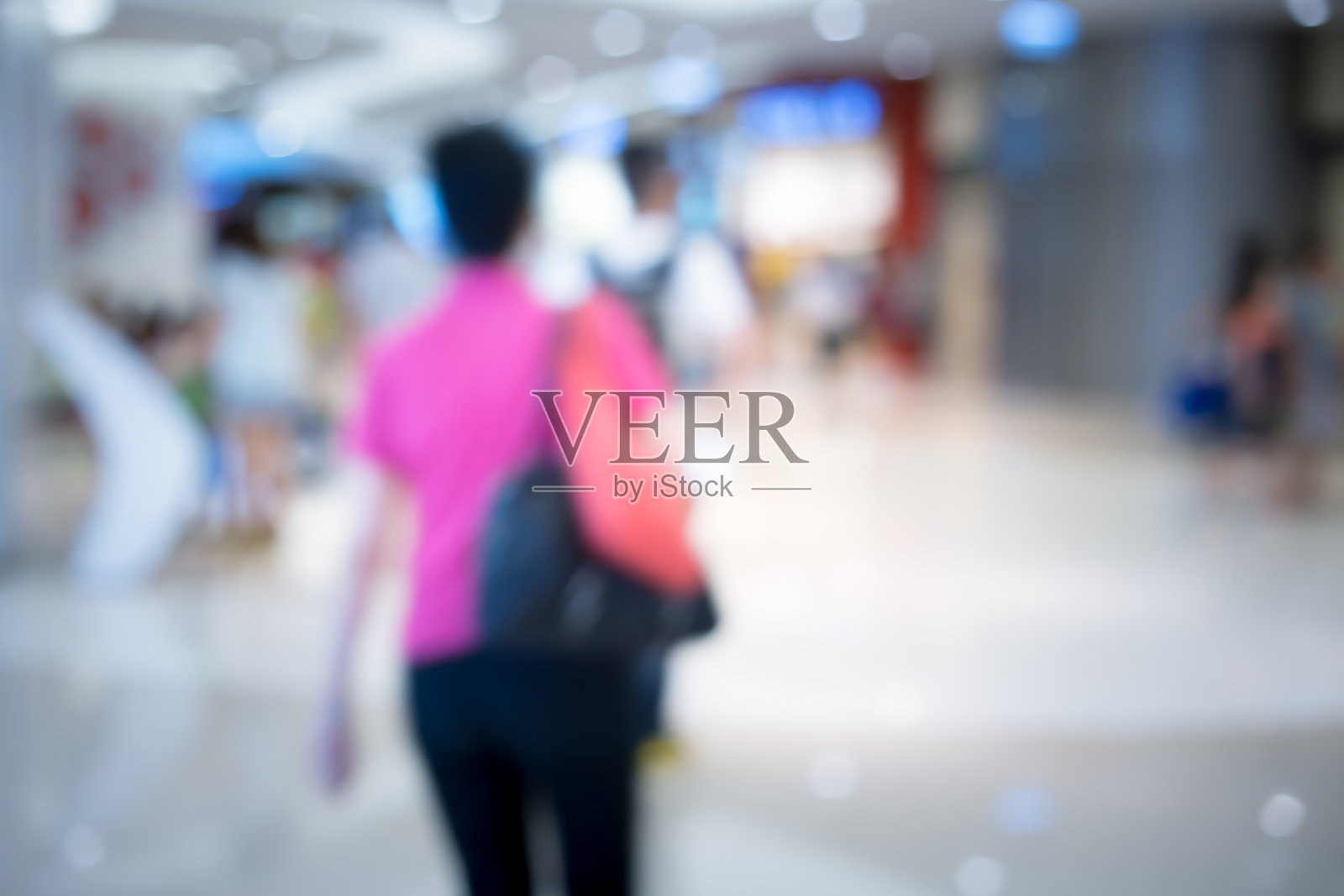 模糊购物中心背景照片摄影图片