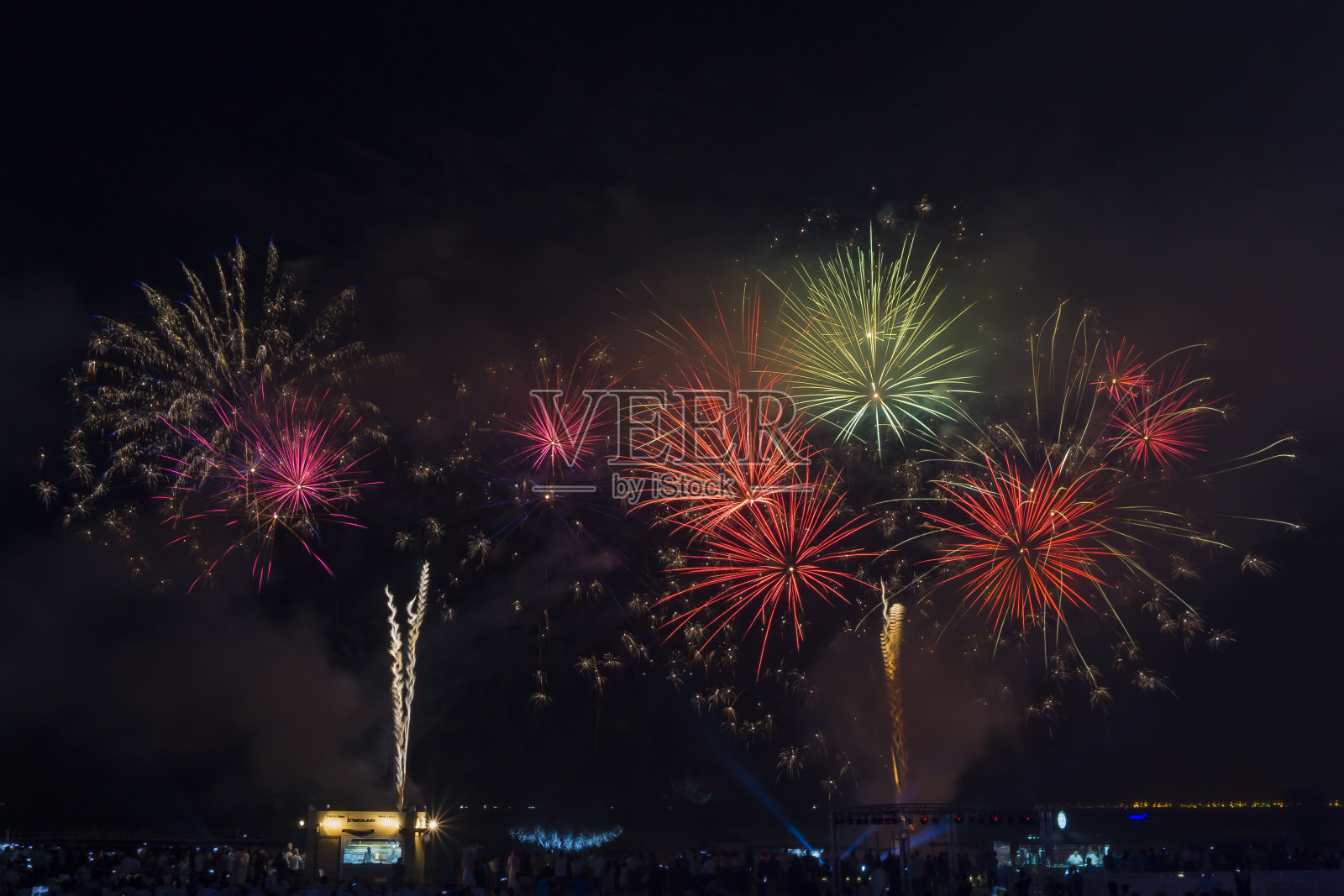 烟花照片摄影图片