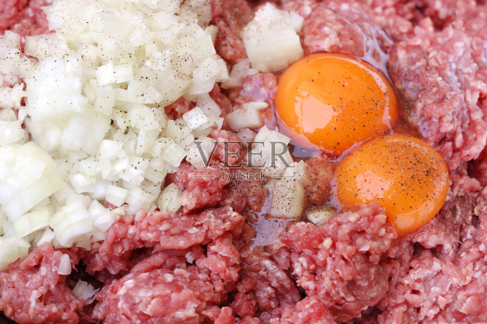 切碎的肉照片摄影图片