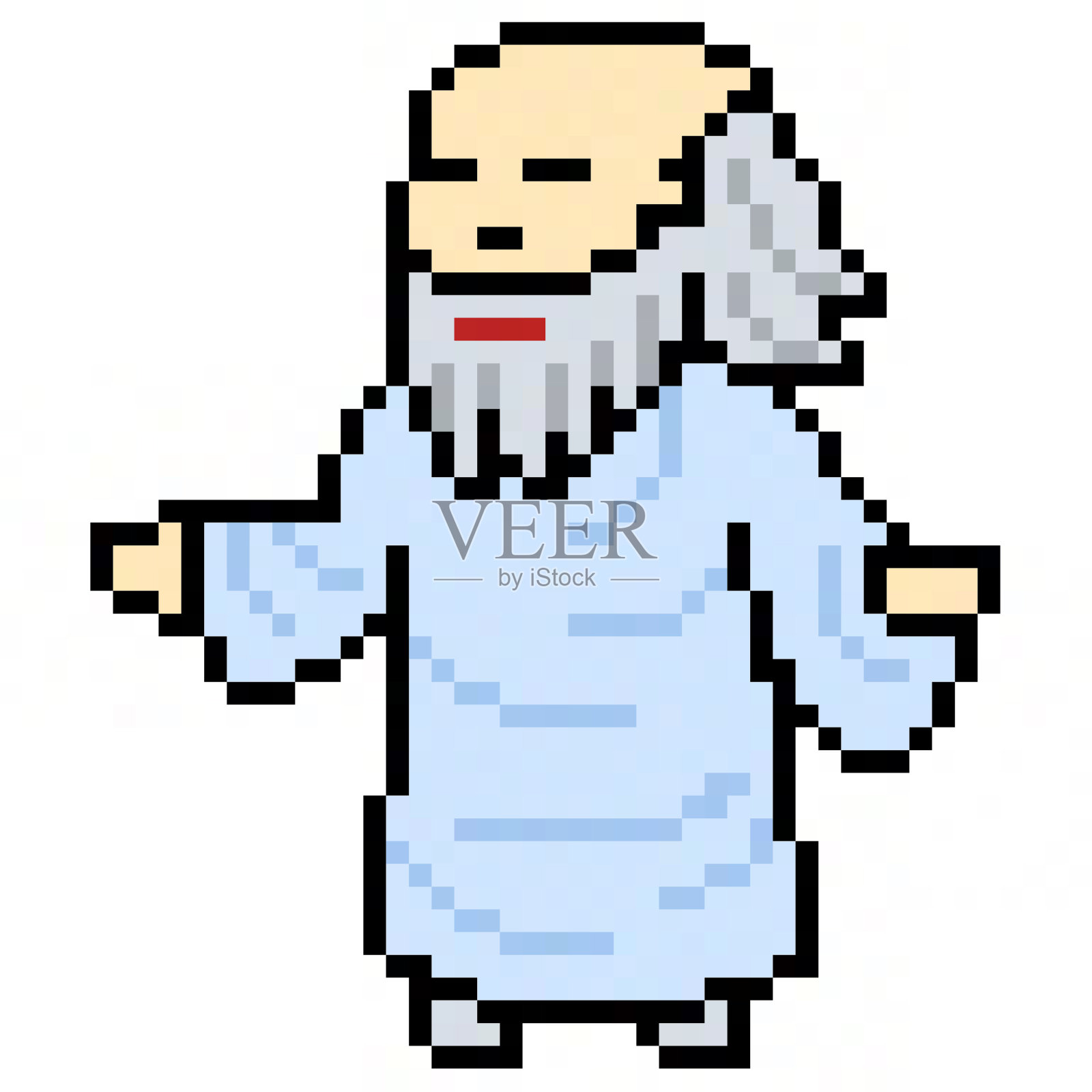 像素艺术神设计元素图片