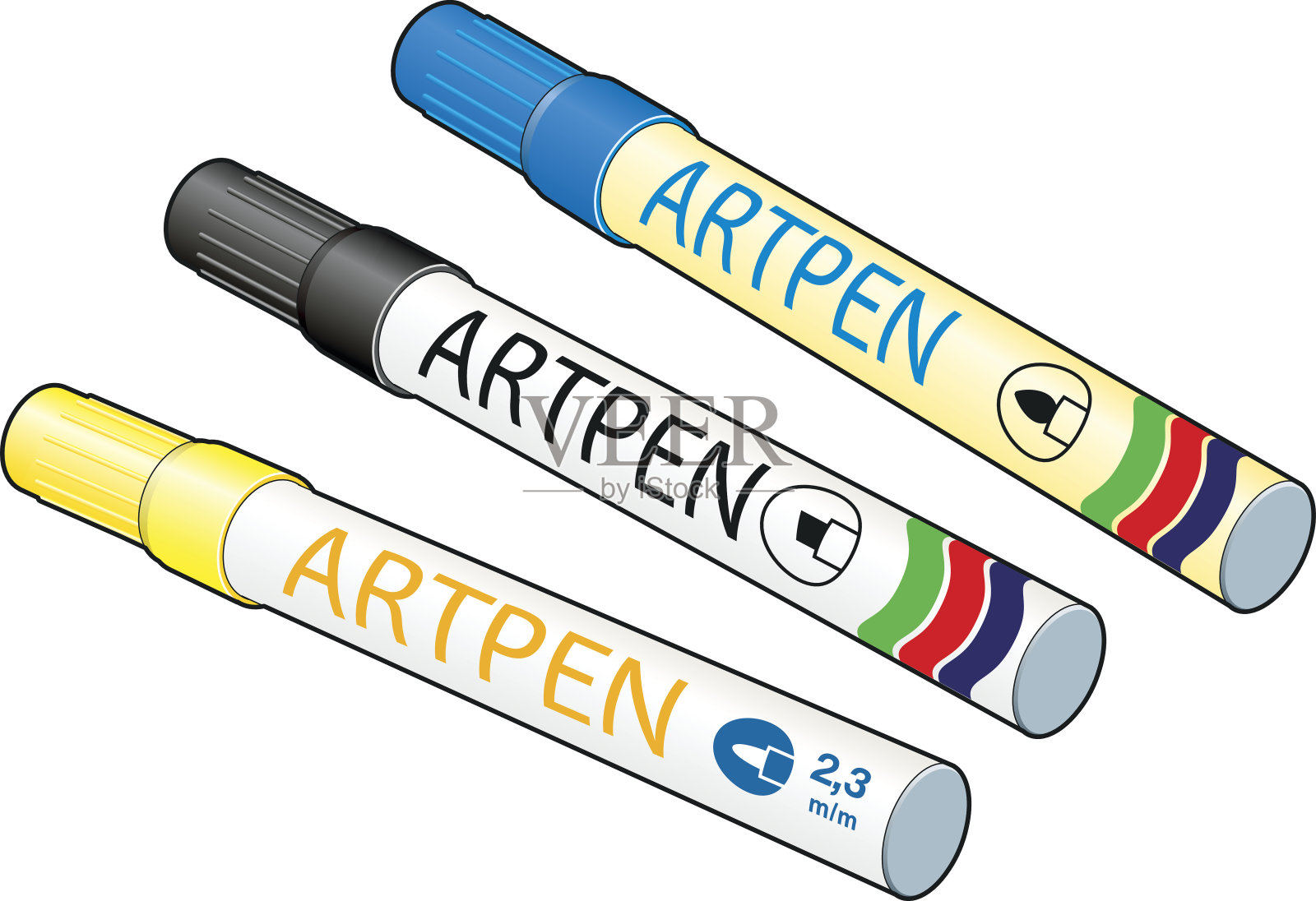 标记插画图片素材