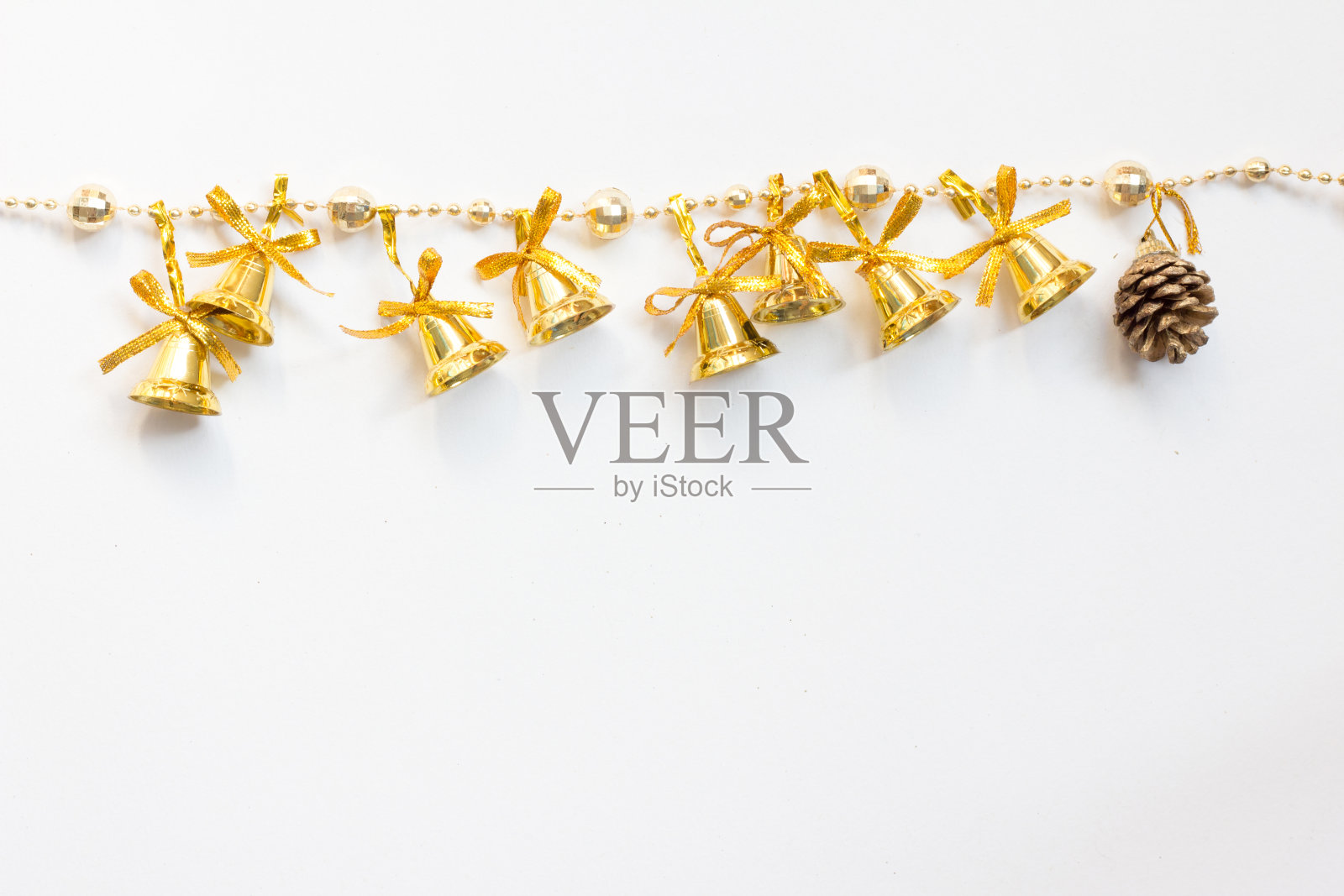 一套圣诞节和新年的装饰品照片摄影图片