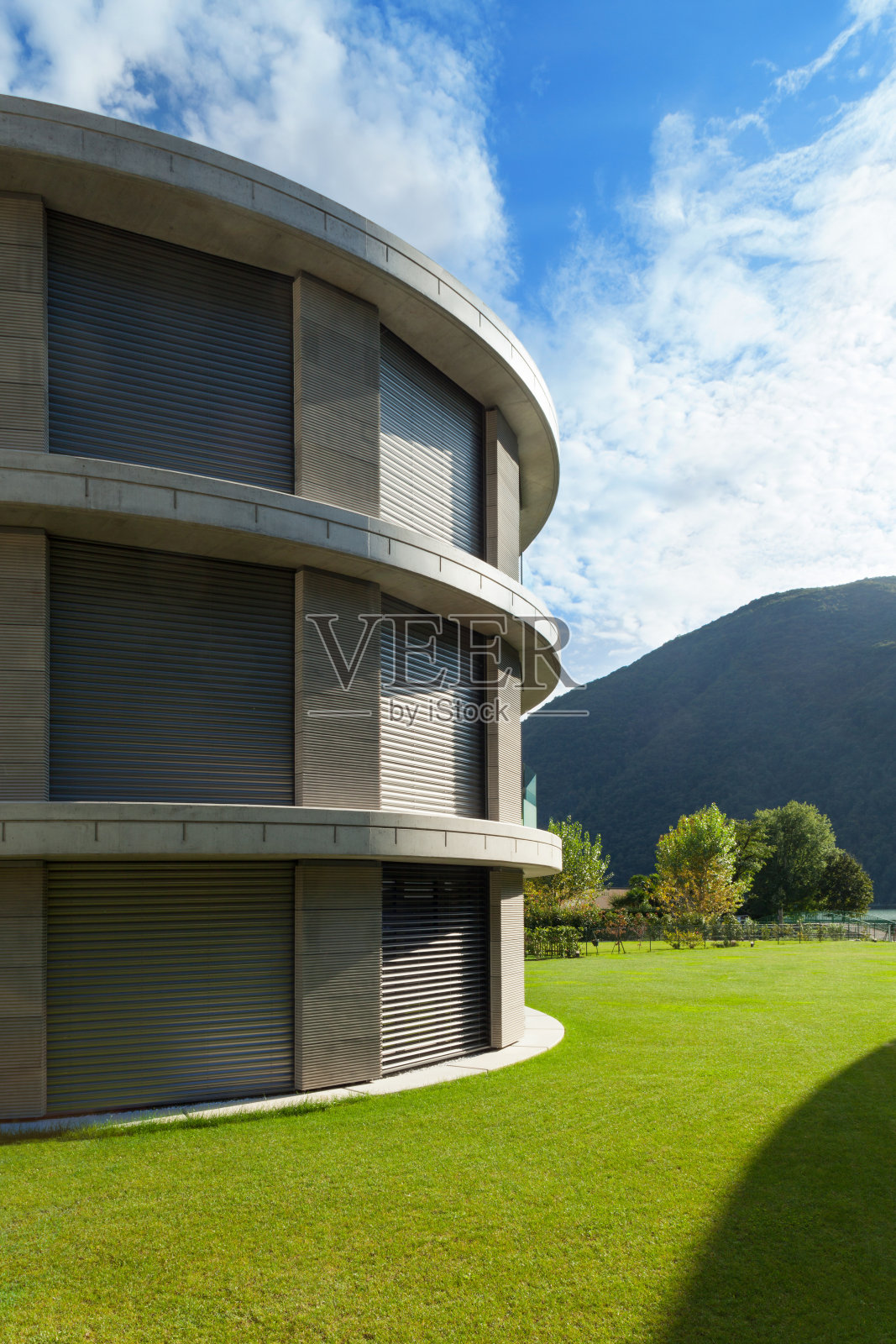 现代混凝土建筑照片摄影图片