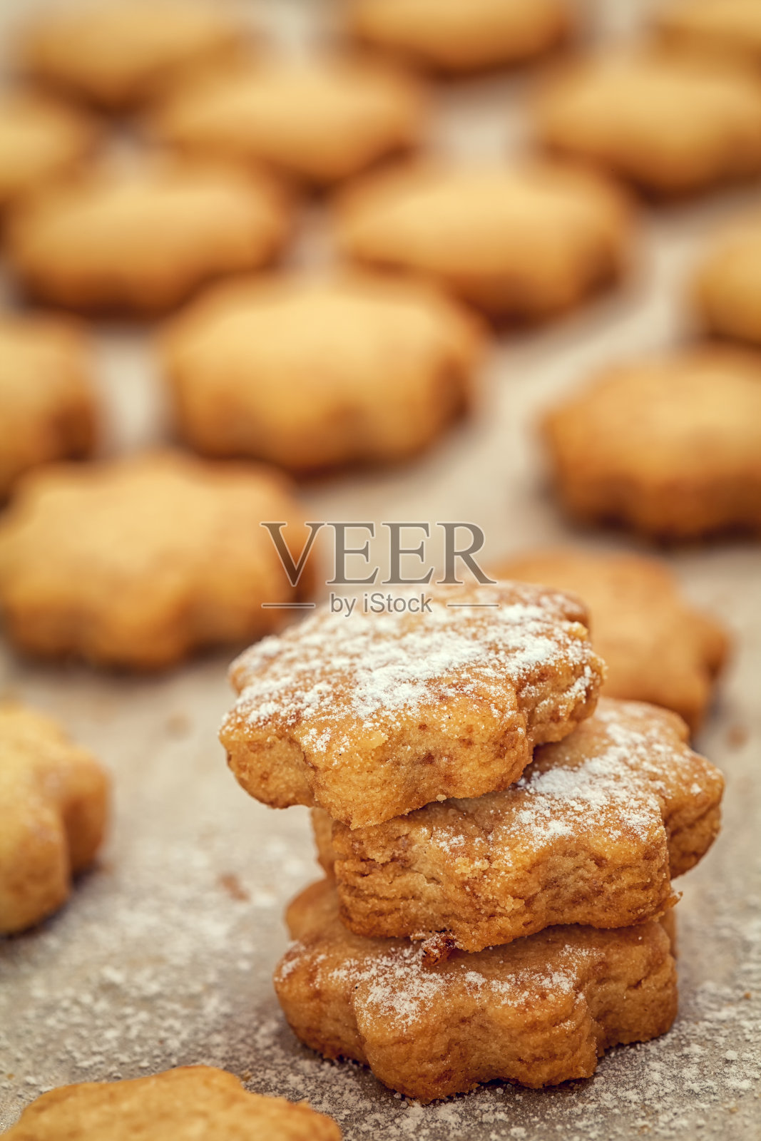 自制燕麦饼干照片摄影图片