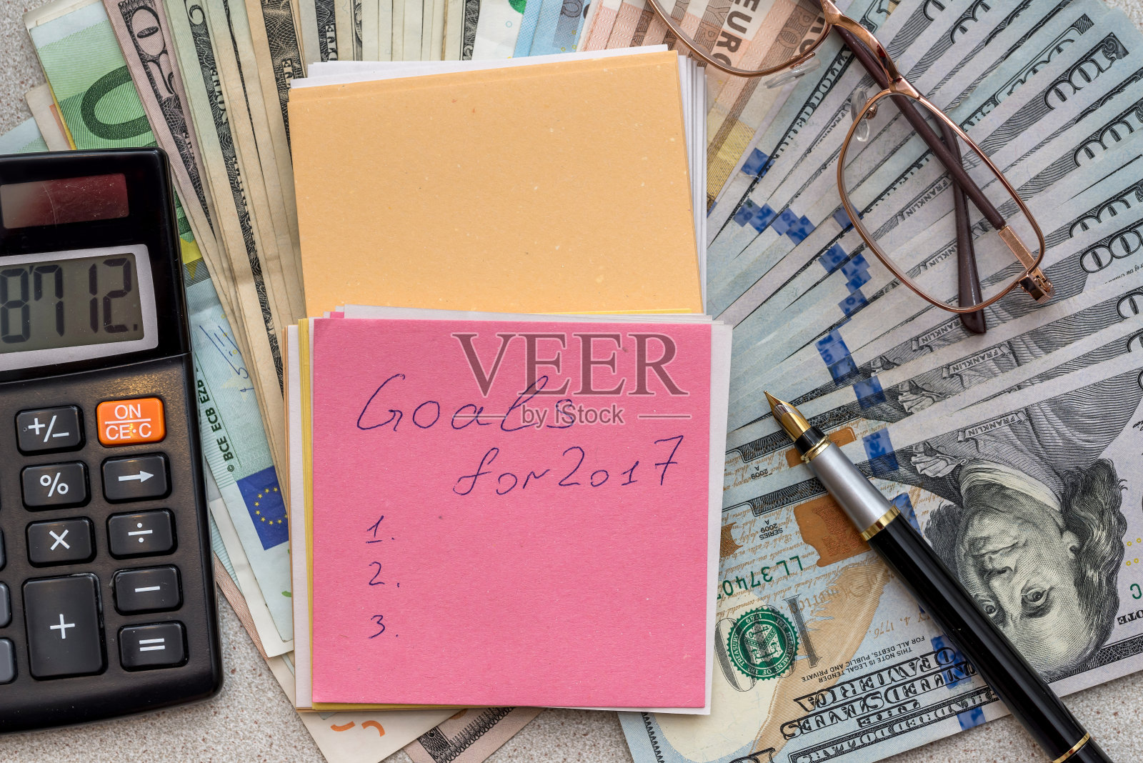 2017年金融概念照片摄影图片