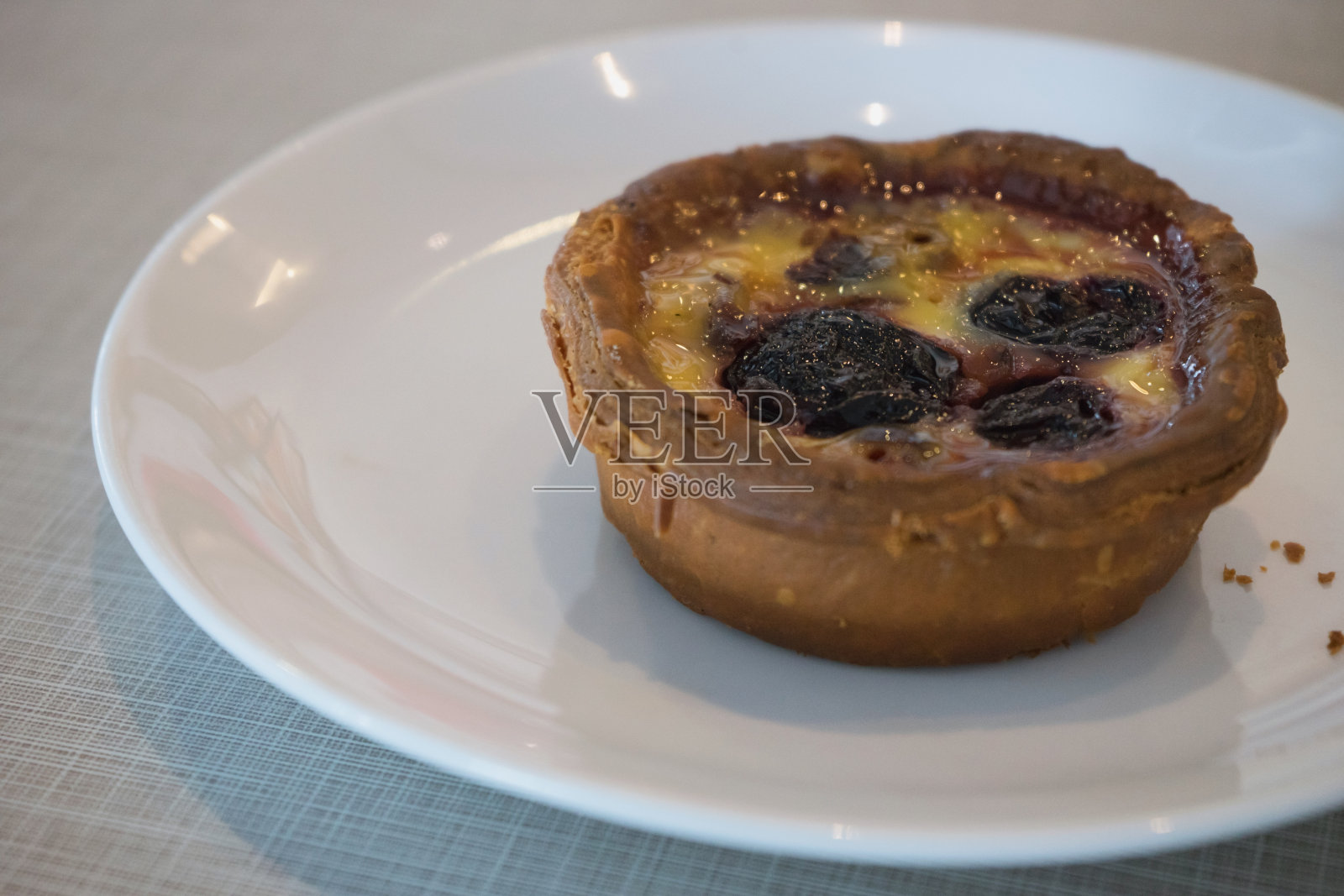 蓝莓派照片摄影图片