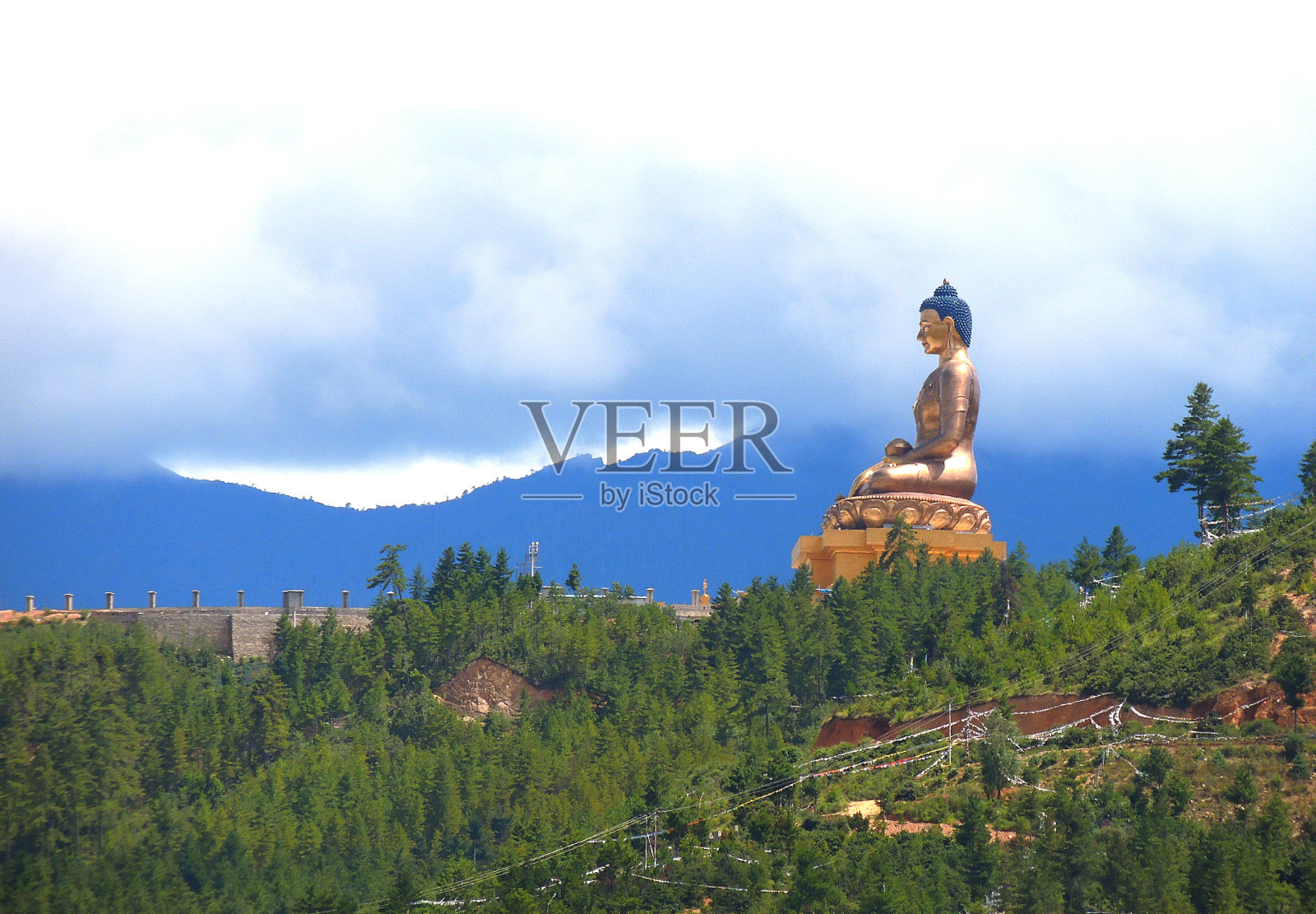 佛Dordenma雕像照片摄影图片