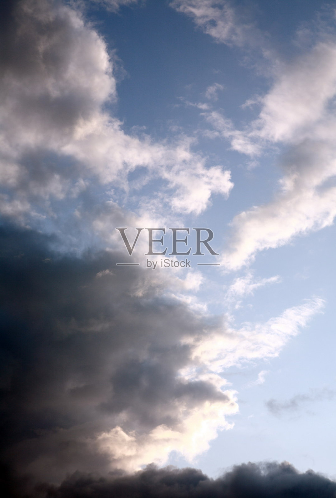 蓝天上的云照片摄影图片