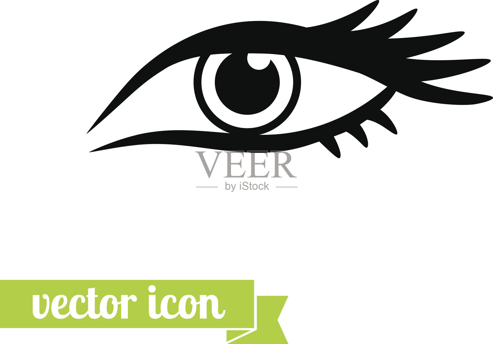 眼睛图标矢量4插画图片素材