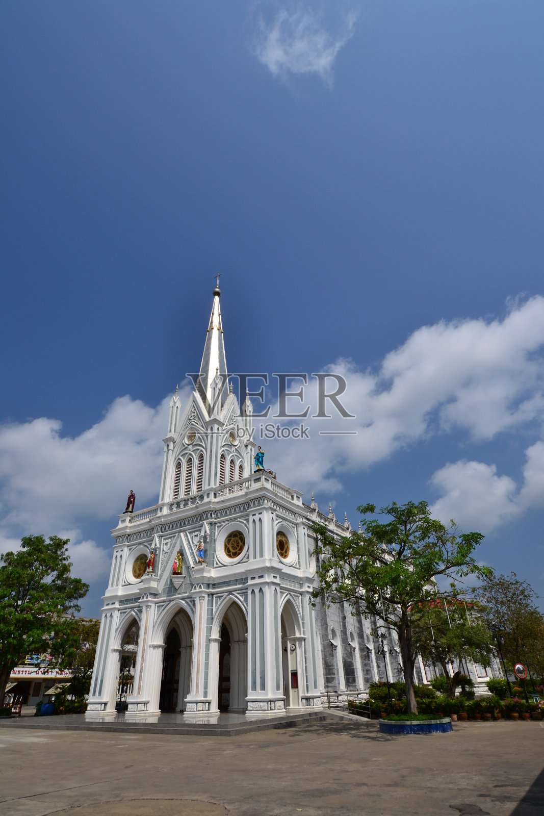 哥特式教堂,泰国照片摄影图片