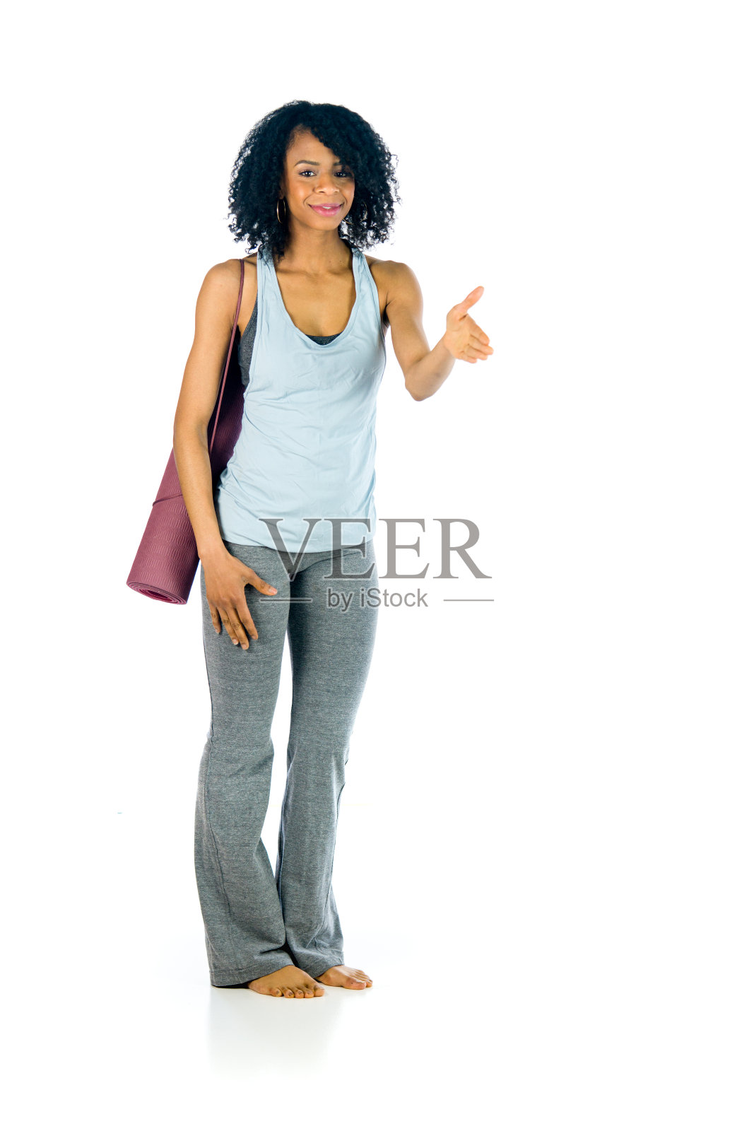 女模特有吸引力的女人在plein背景与复制空间照片摄影图片