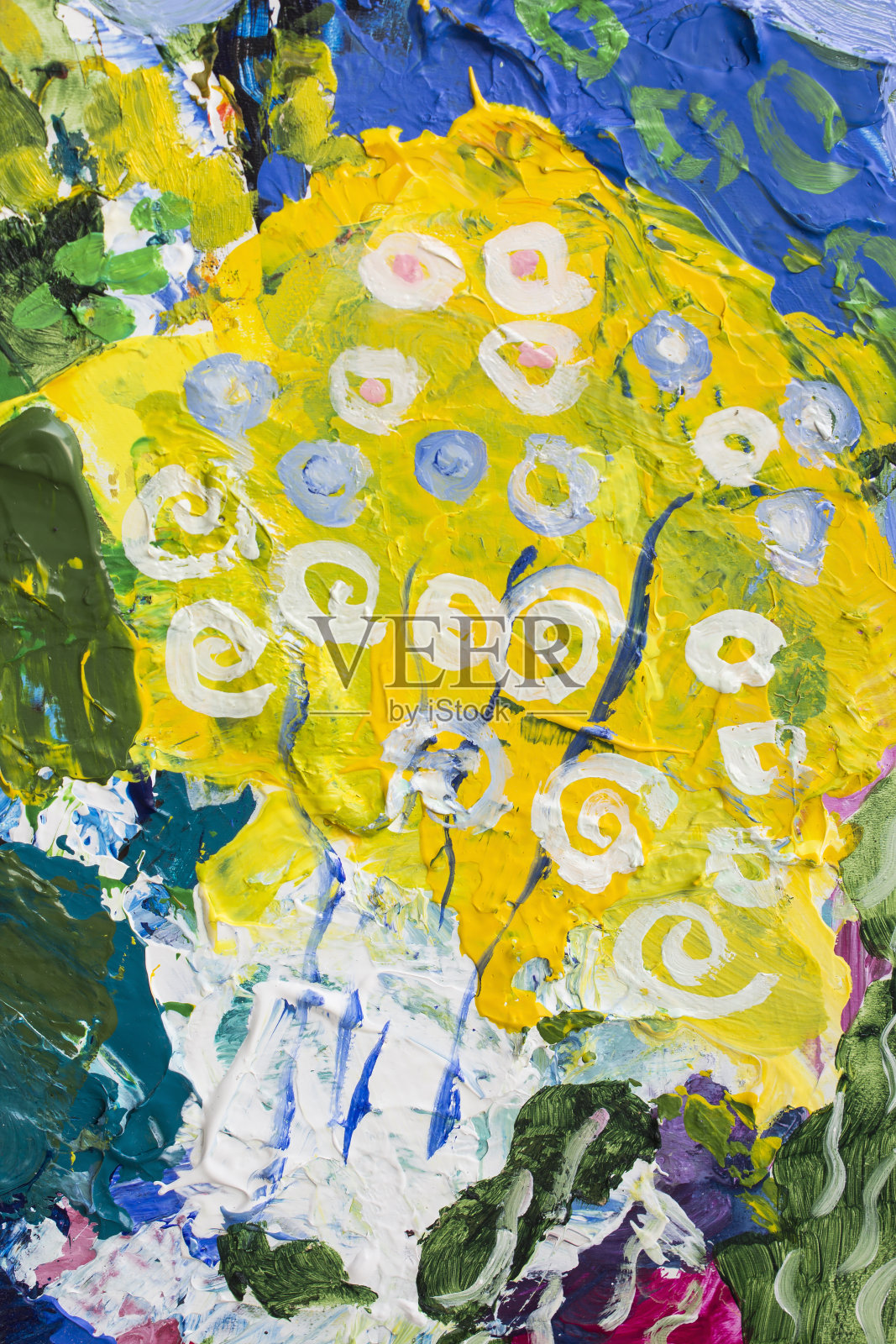 绘画作为背景的细节照片摄影图片