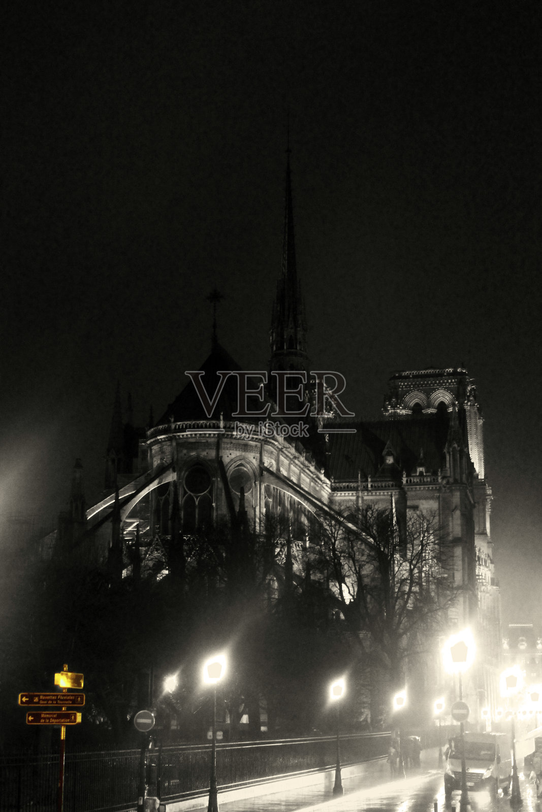 巴黎圣母院照片摄影图片