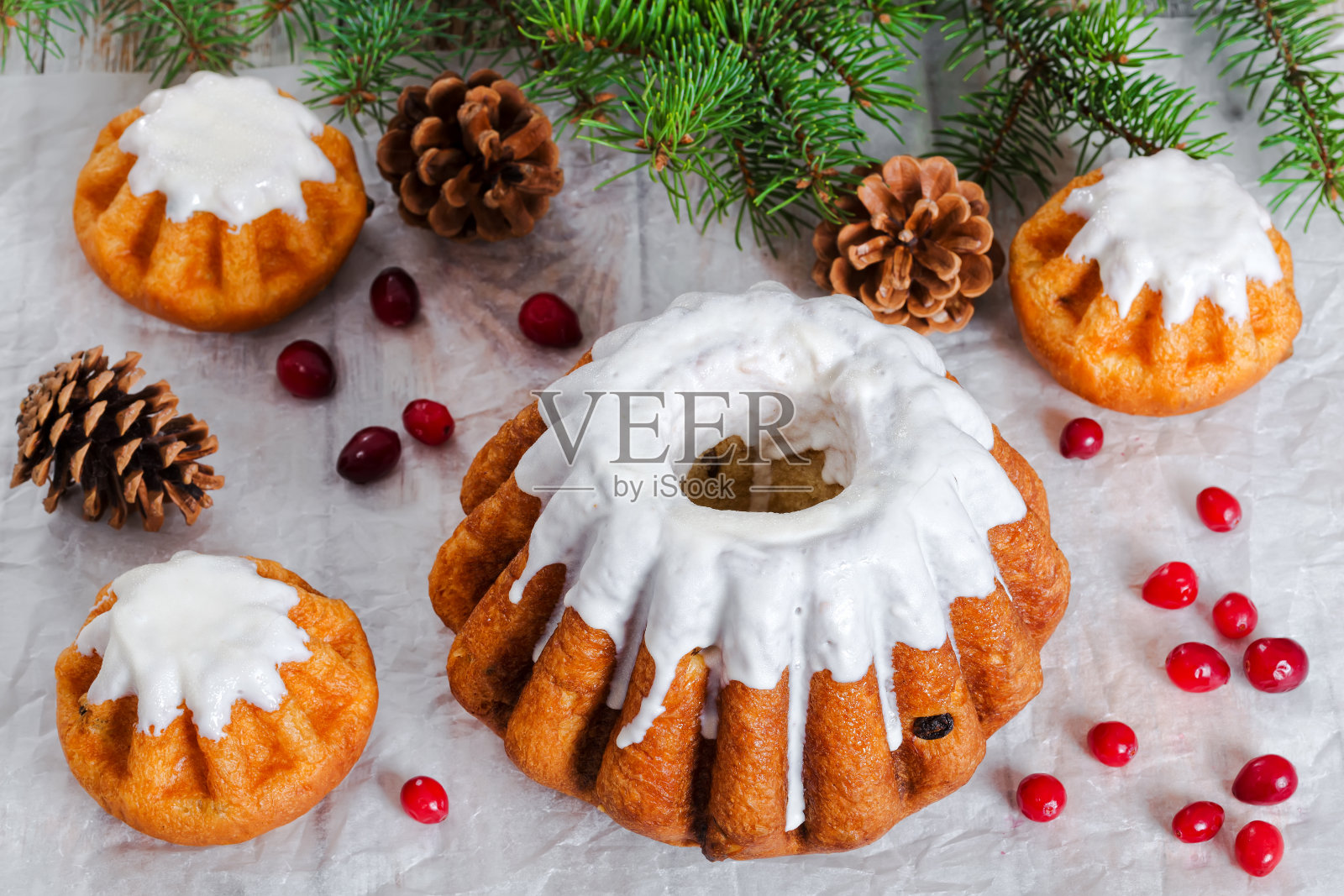 美味的自制蛋糕,特写,从上面俯瞰照片摄影图片