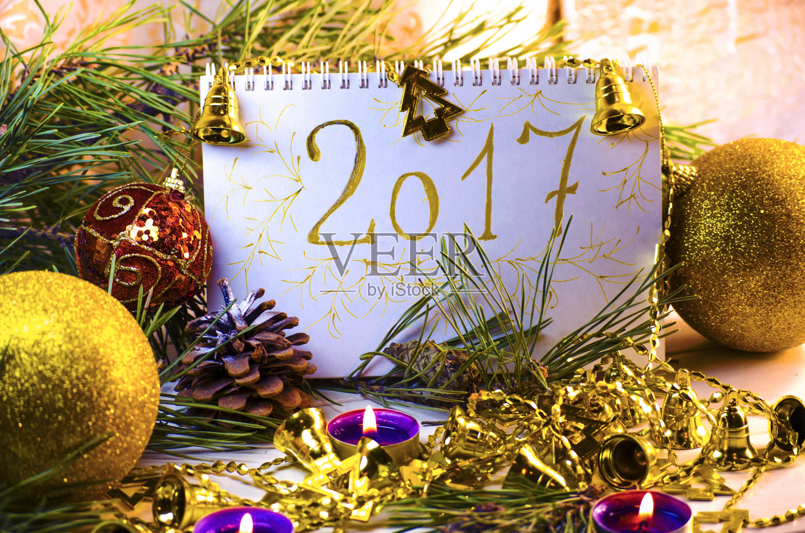 新年装饰照片摄影图片