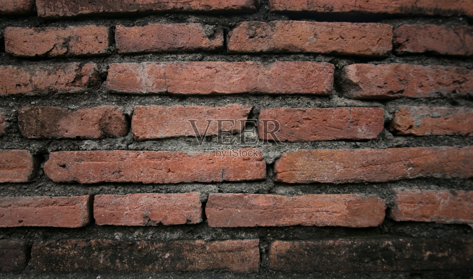红砖用来做墙纸。照片摄影图片