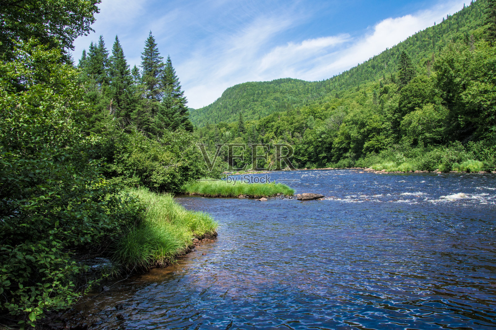 卡地亚河全景照片摄影图片