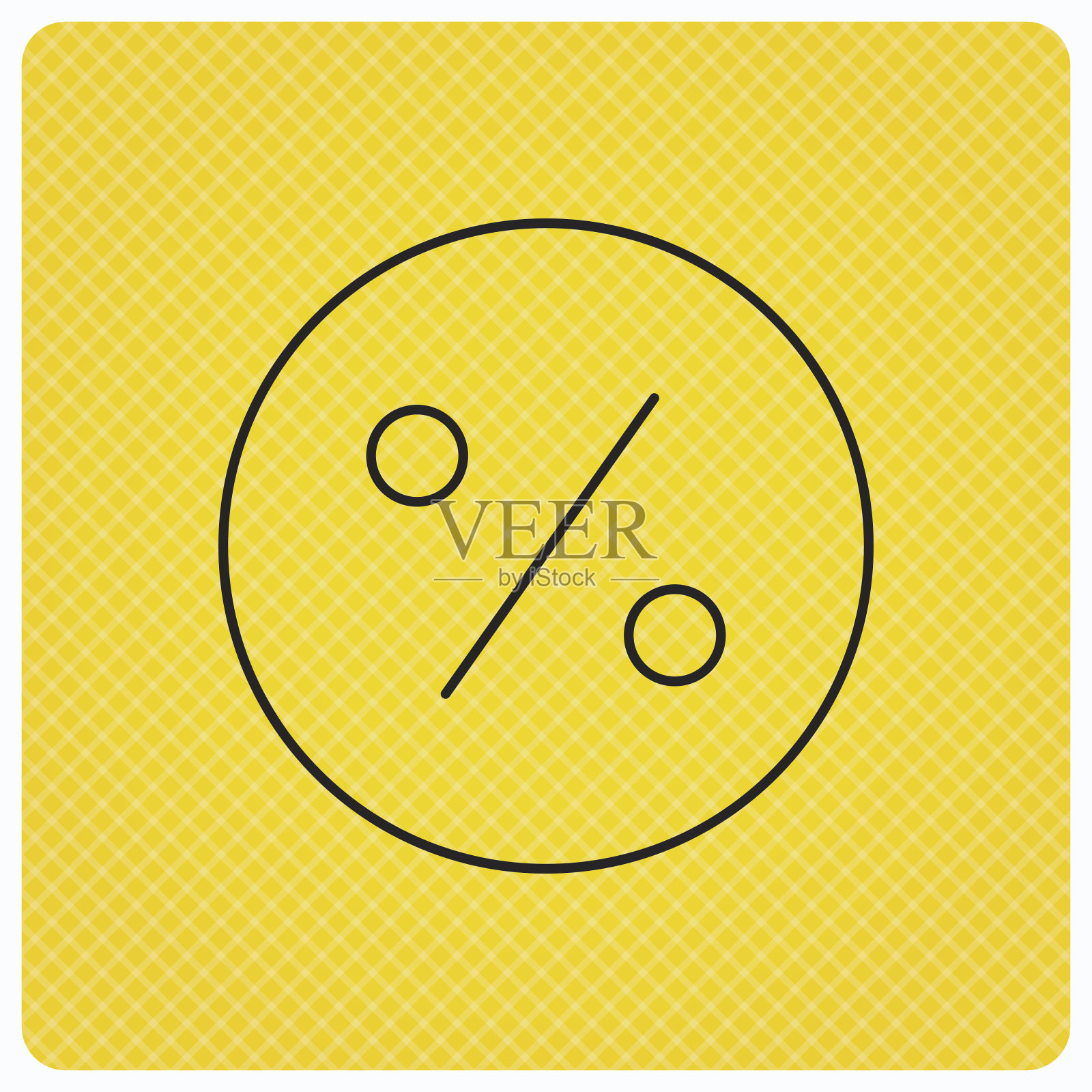 折扣百分比图标。销售的迹象。插画图片素材