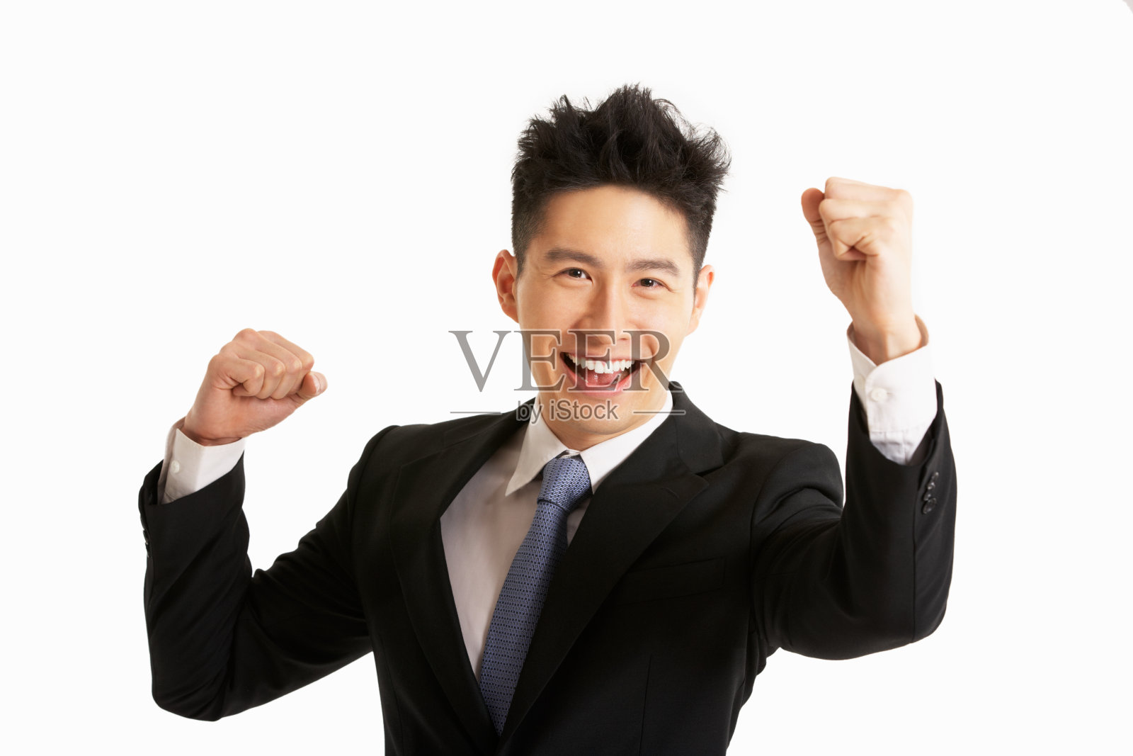 中国商人庆祝照照片摄影图片