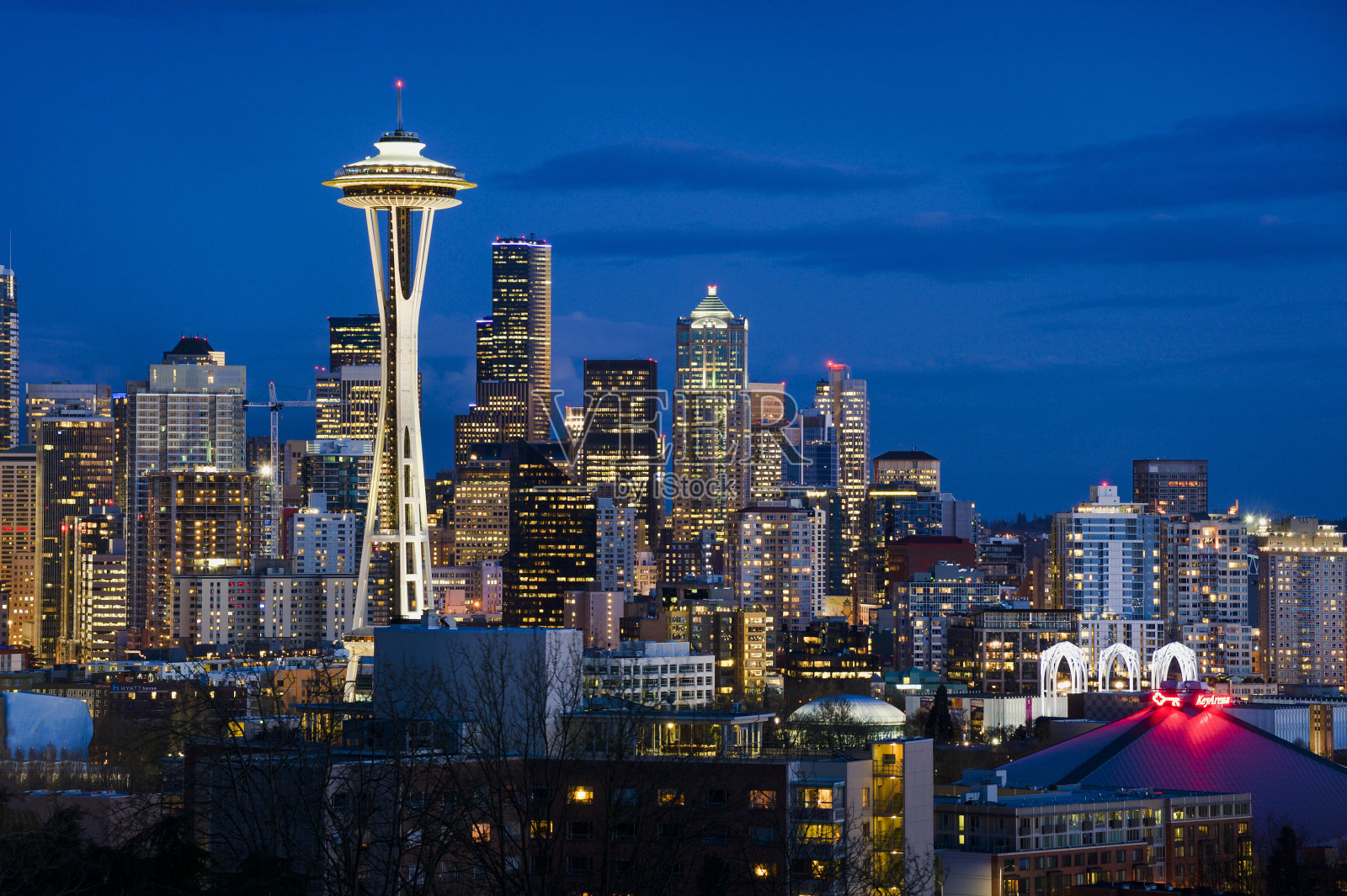 西雅图的天空照片摄影图片