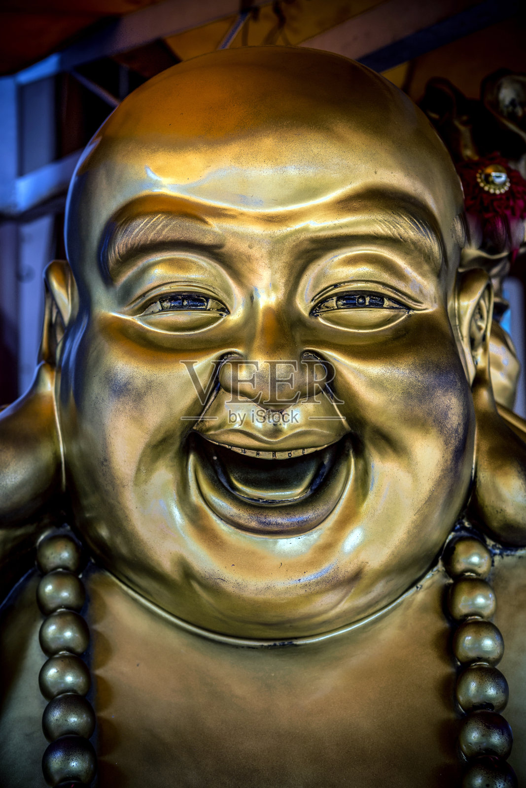 微笑——佛陀般的微笑照片摄影图片