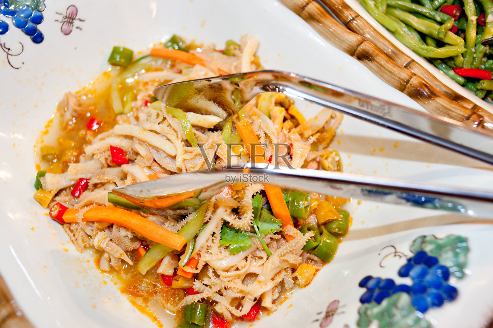 中国四川,牛肚,凉菜照片摄影图片