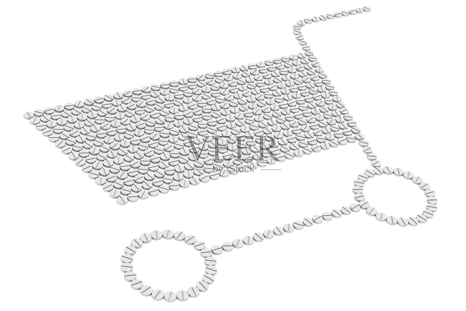 从圆形药片杂货店推车照片摄影图片