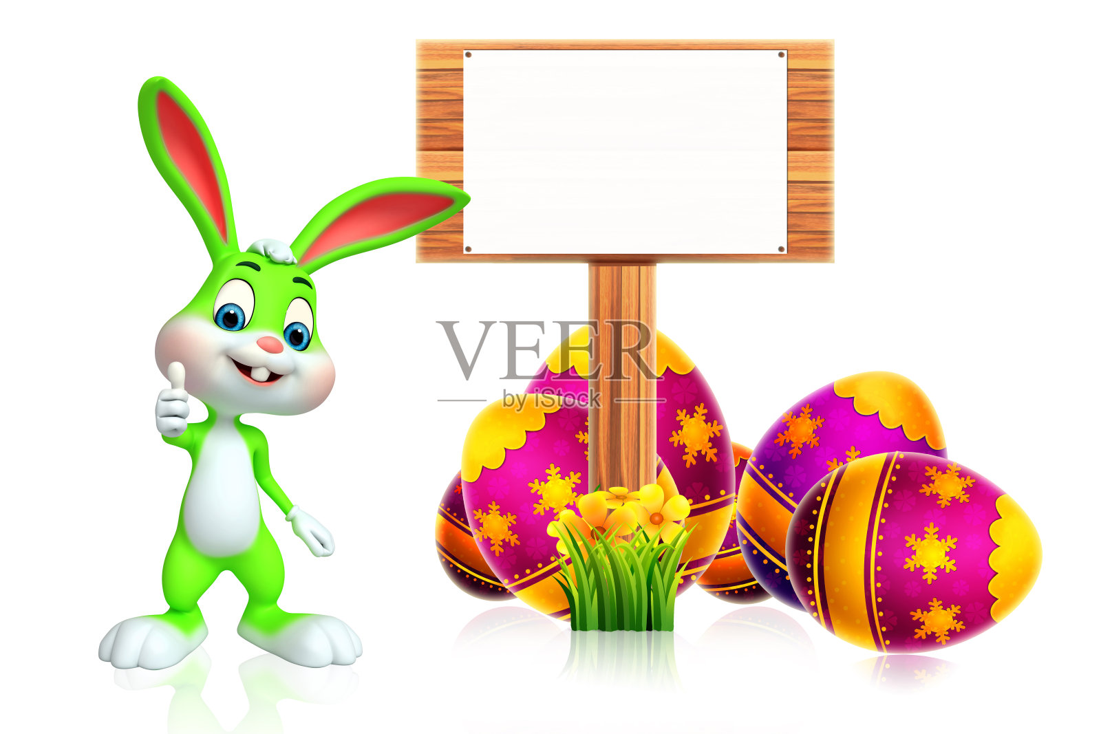 可爱的复活节兔子照片摄影图片