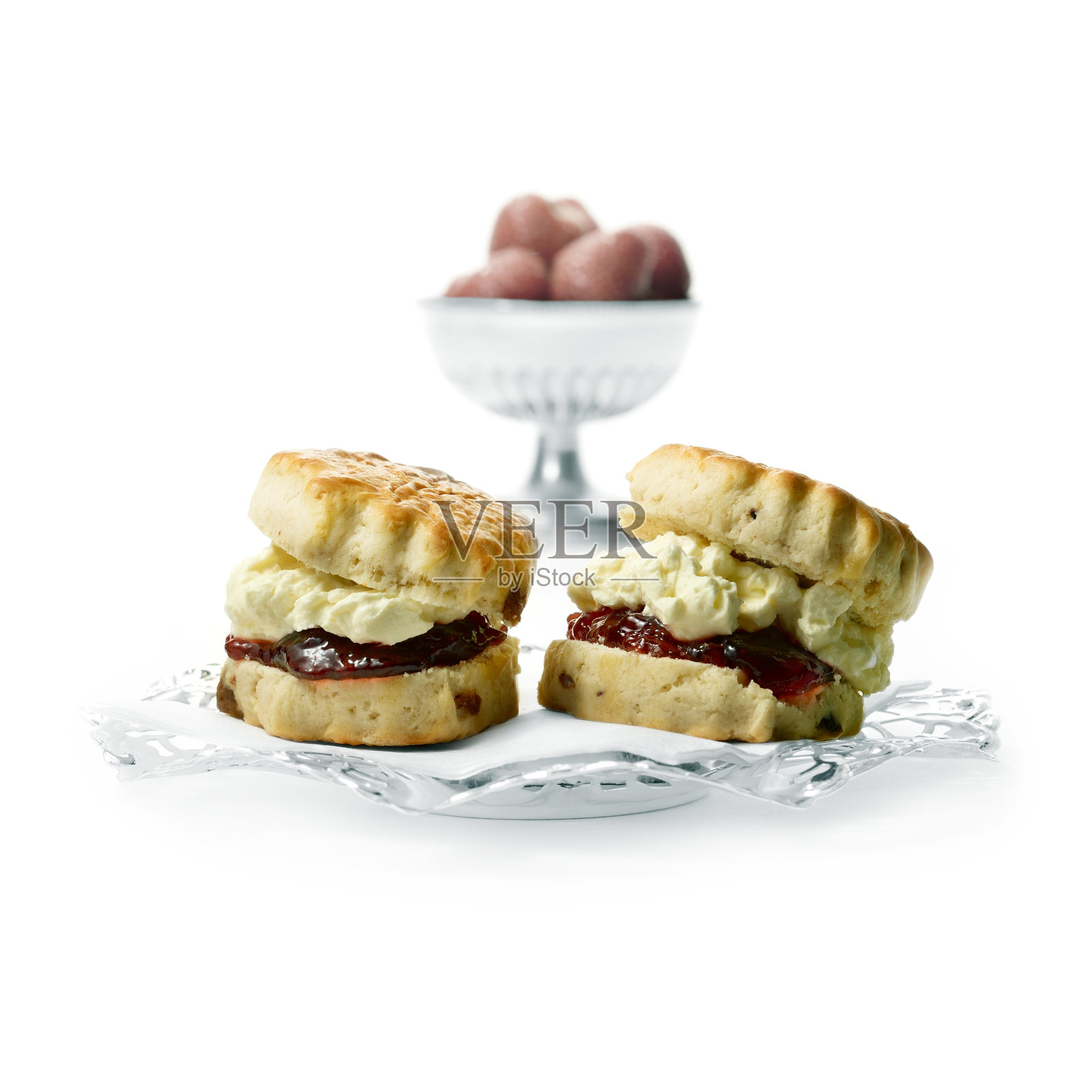 奶油烤饼照片摄影图片