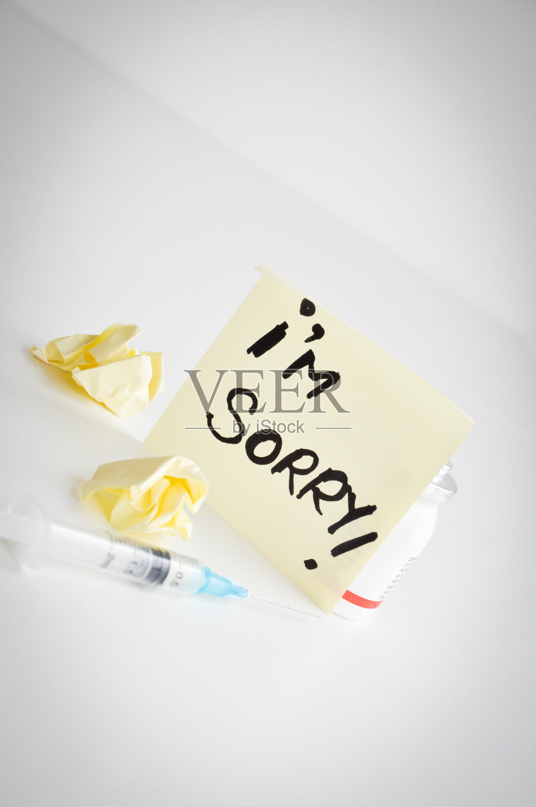 对不起,留言过量,药物注射照片摄影图片