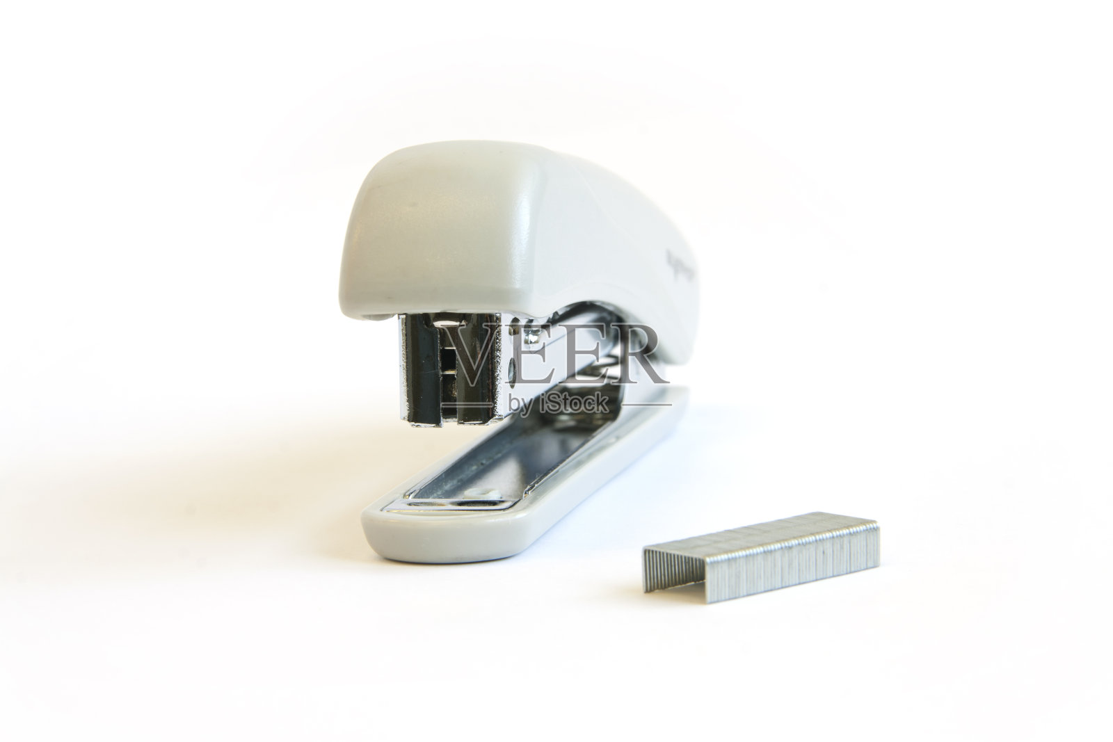 订书机的白色背景照片摄影图片