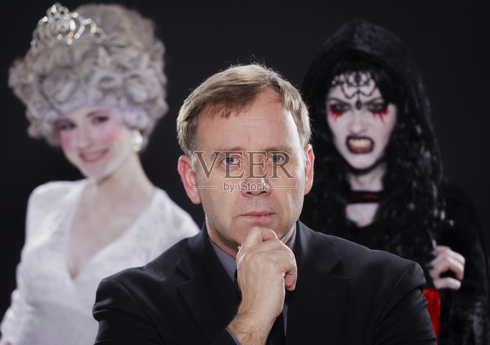 善与恶照片摄影图片