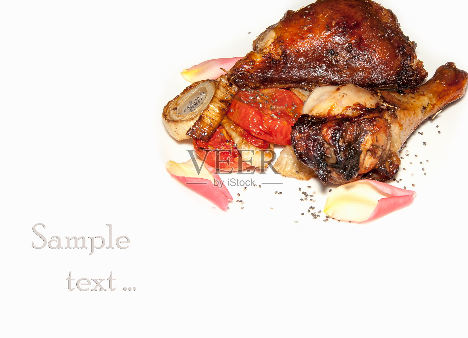 烤鸡照片摄影图片