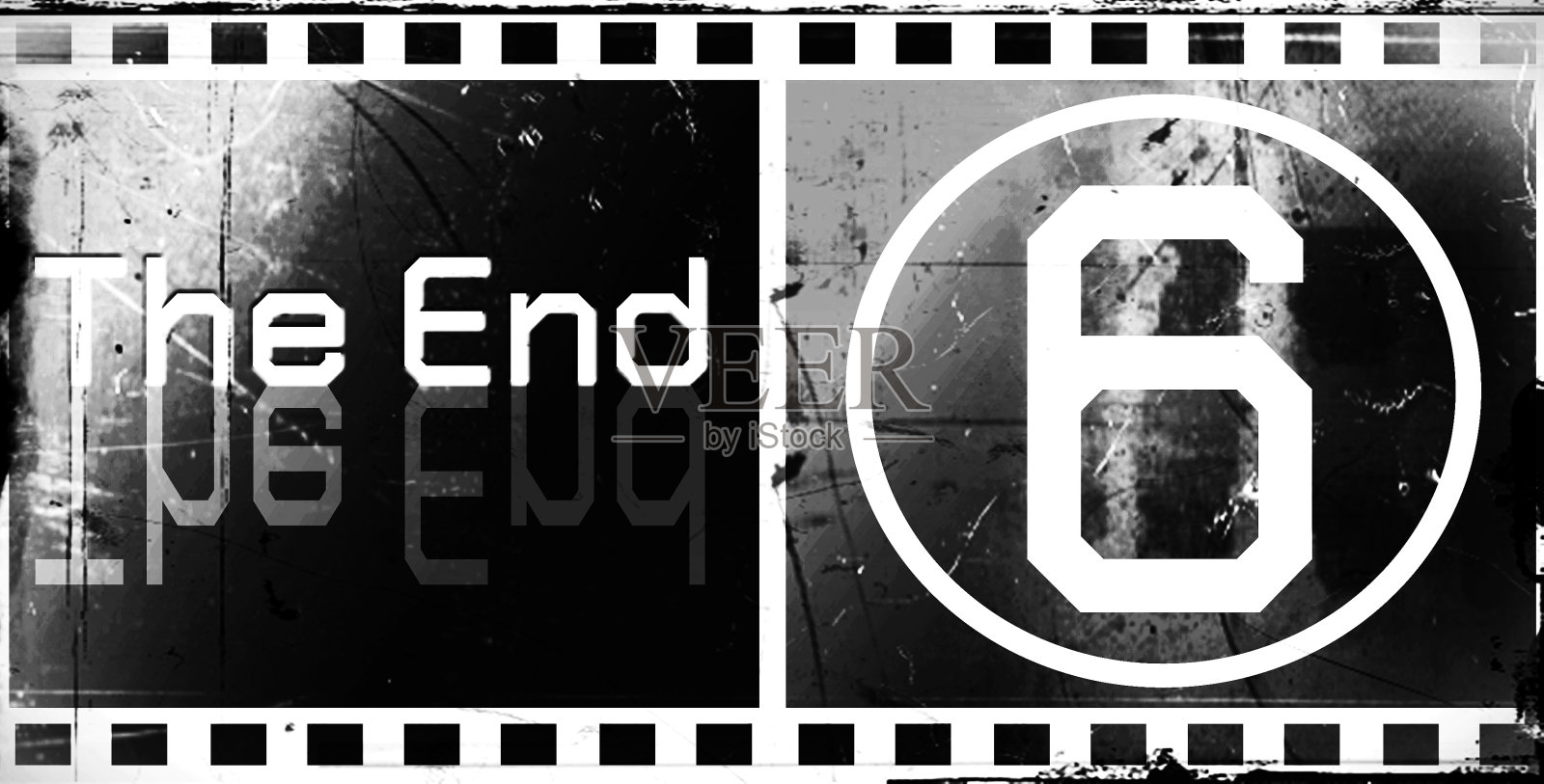 电影结束画面照片摄影图片