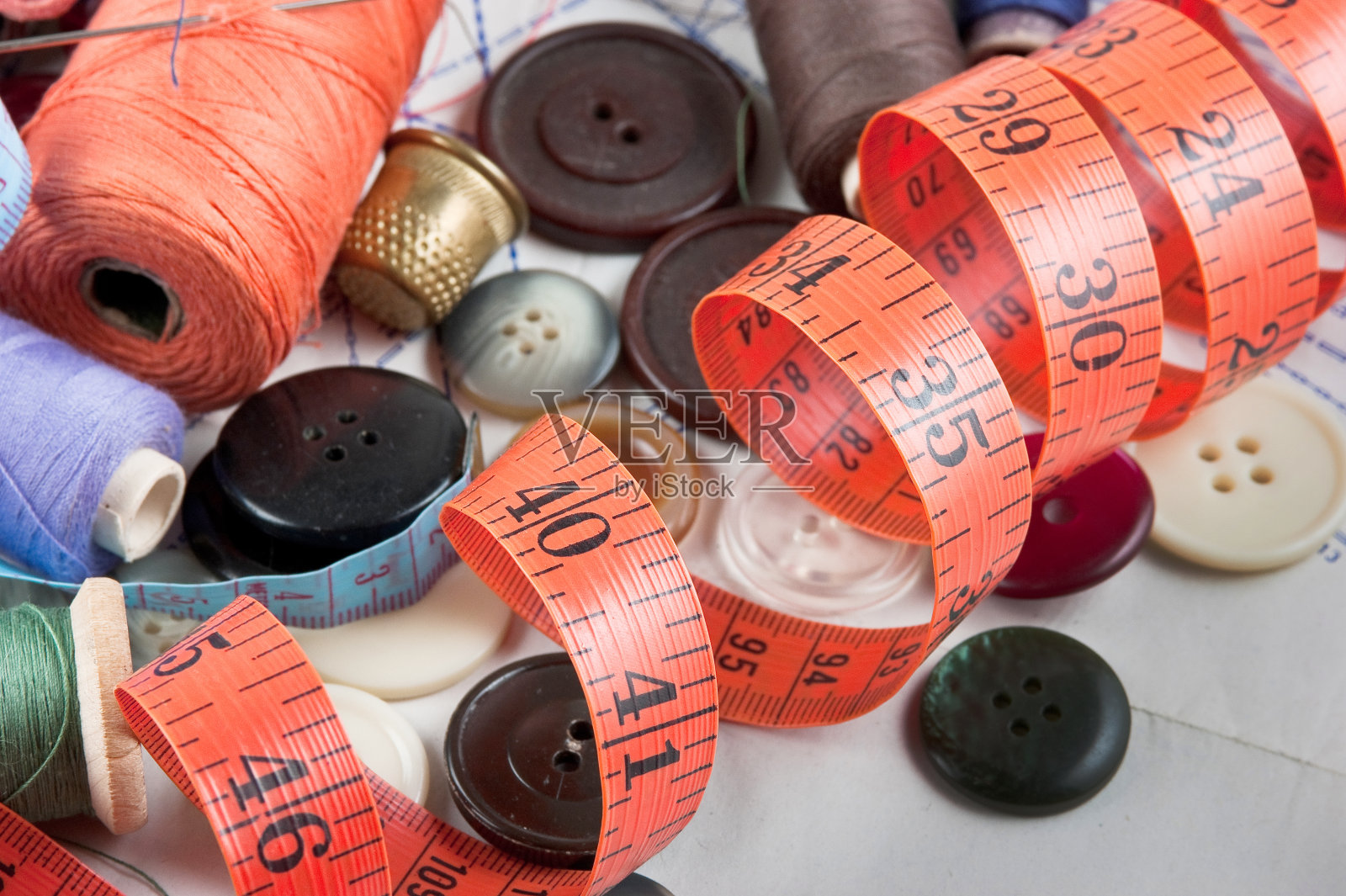 缝纫用品照片摄影图片