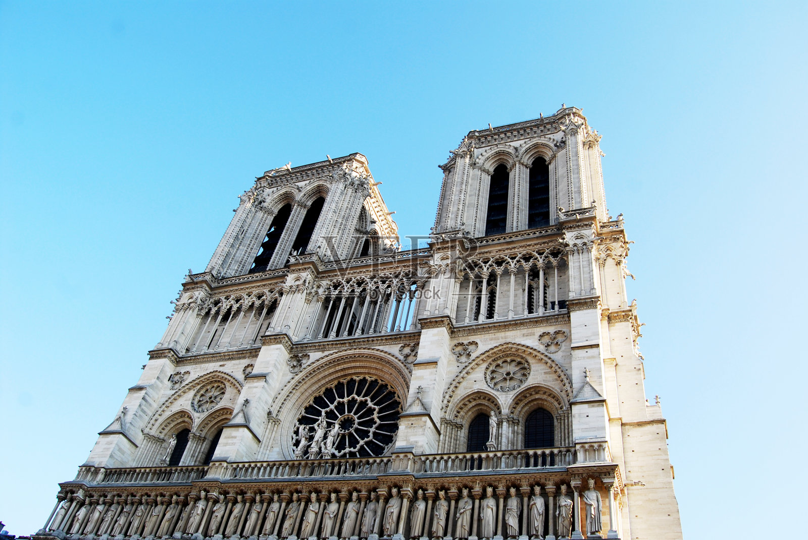 巴黎圣母院照片摄影图片