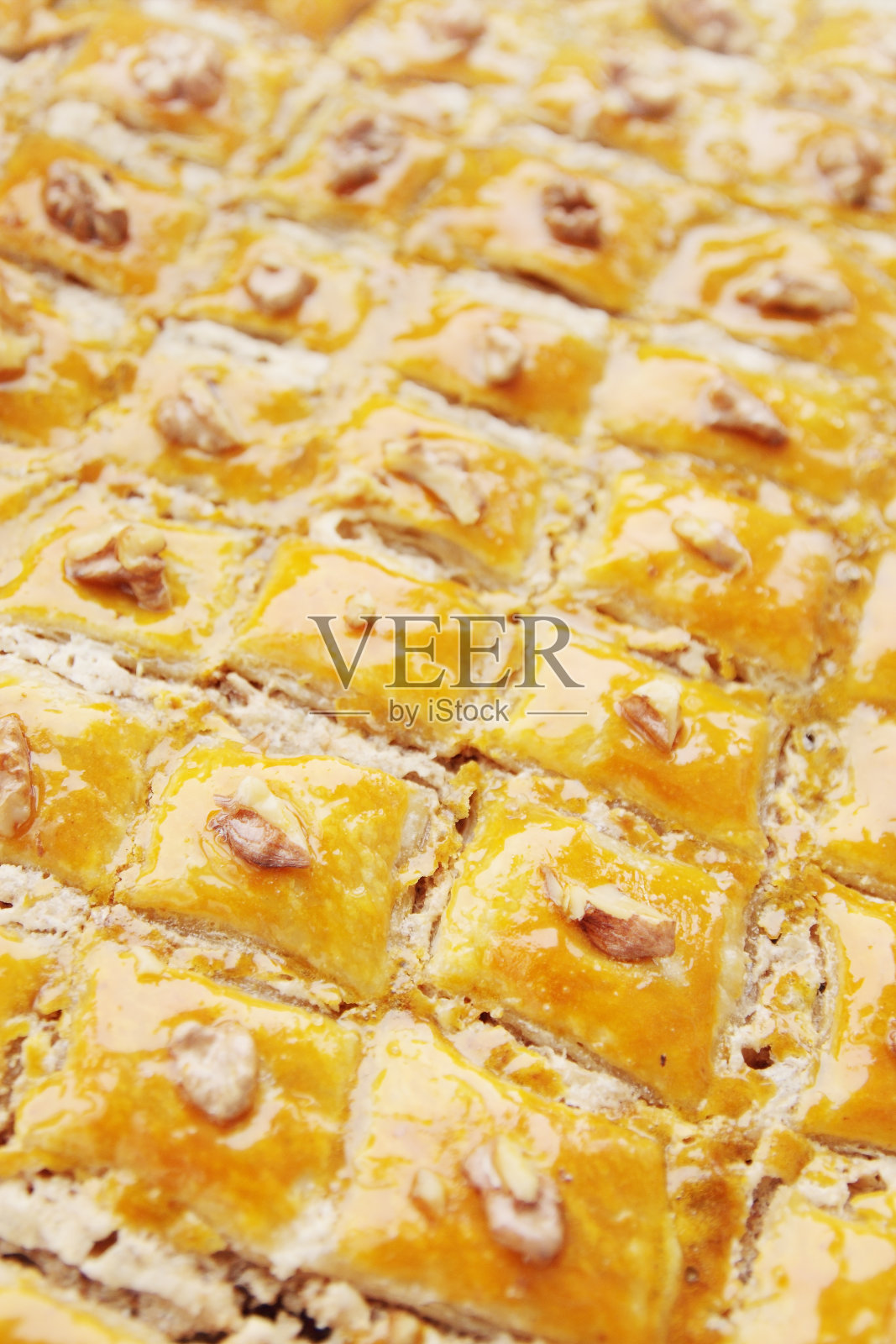 甜点巴克拉瓦照片摄影图片