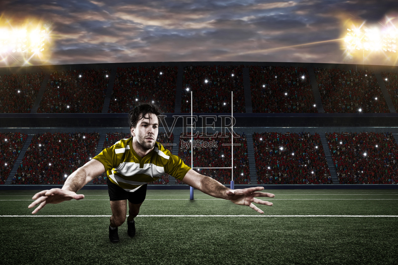 橄榄球运动员照片摄影图片