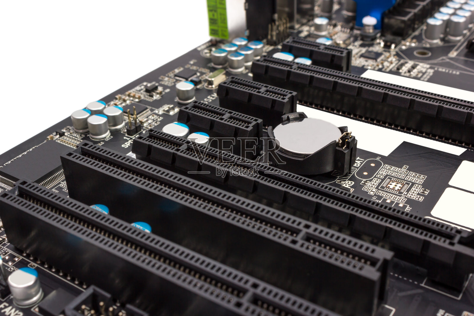 电子收集-电脑主板上的数字元件照片摄影图片