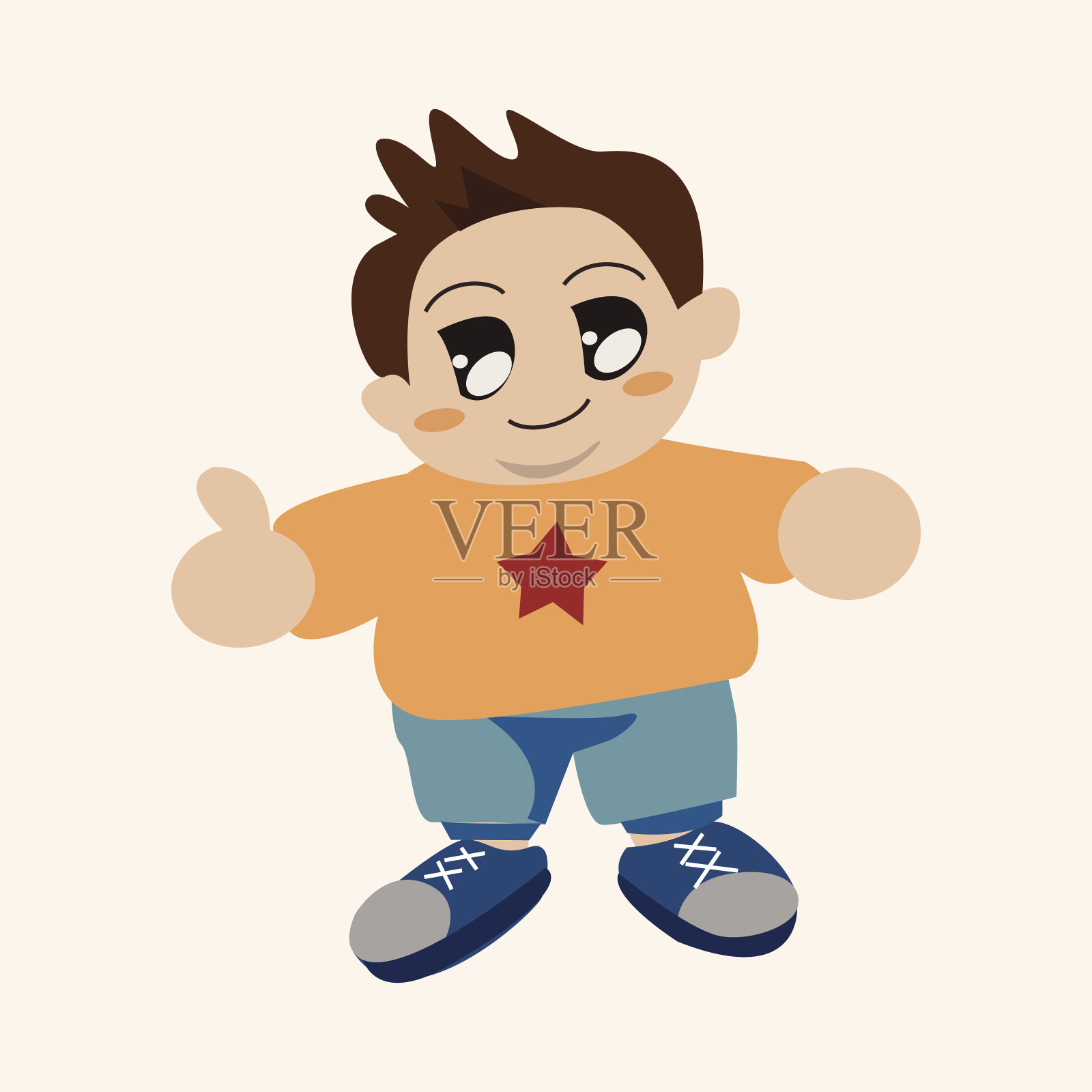 家庭男孩角色主题元素设计元素图片