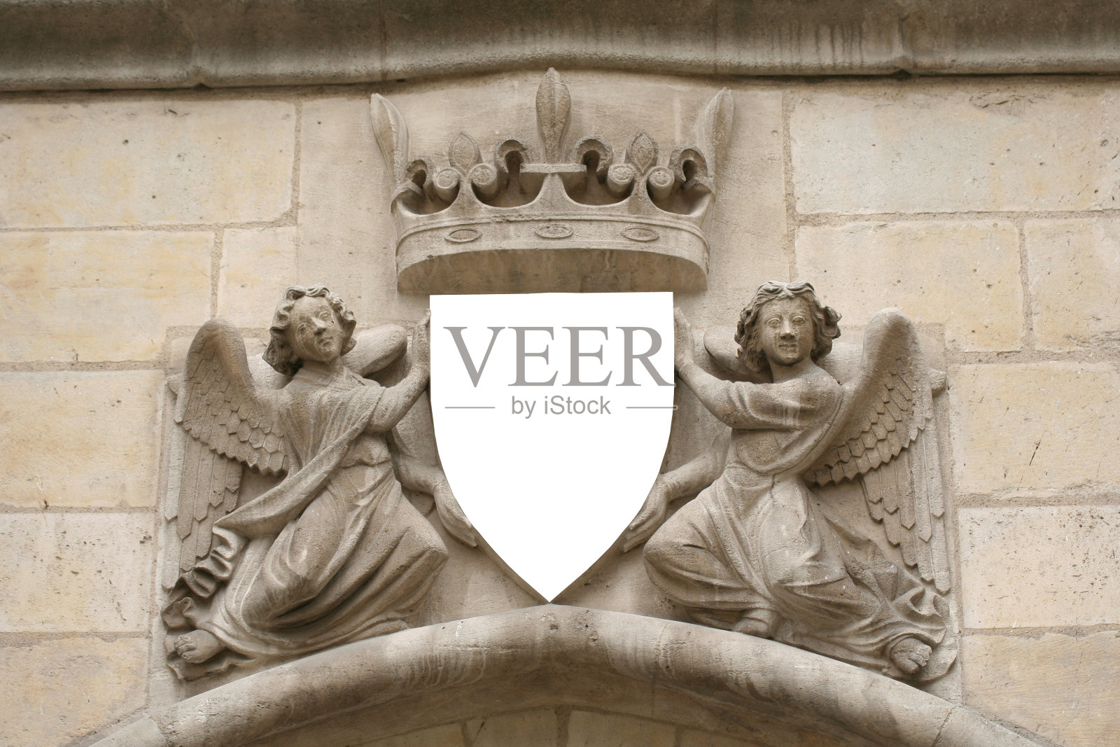 带有空白空间的古董雕塑照片摄影图片