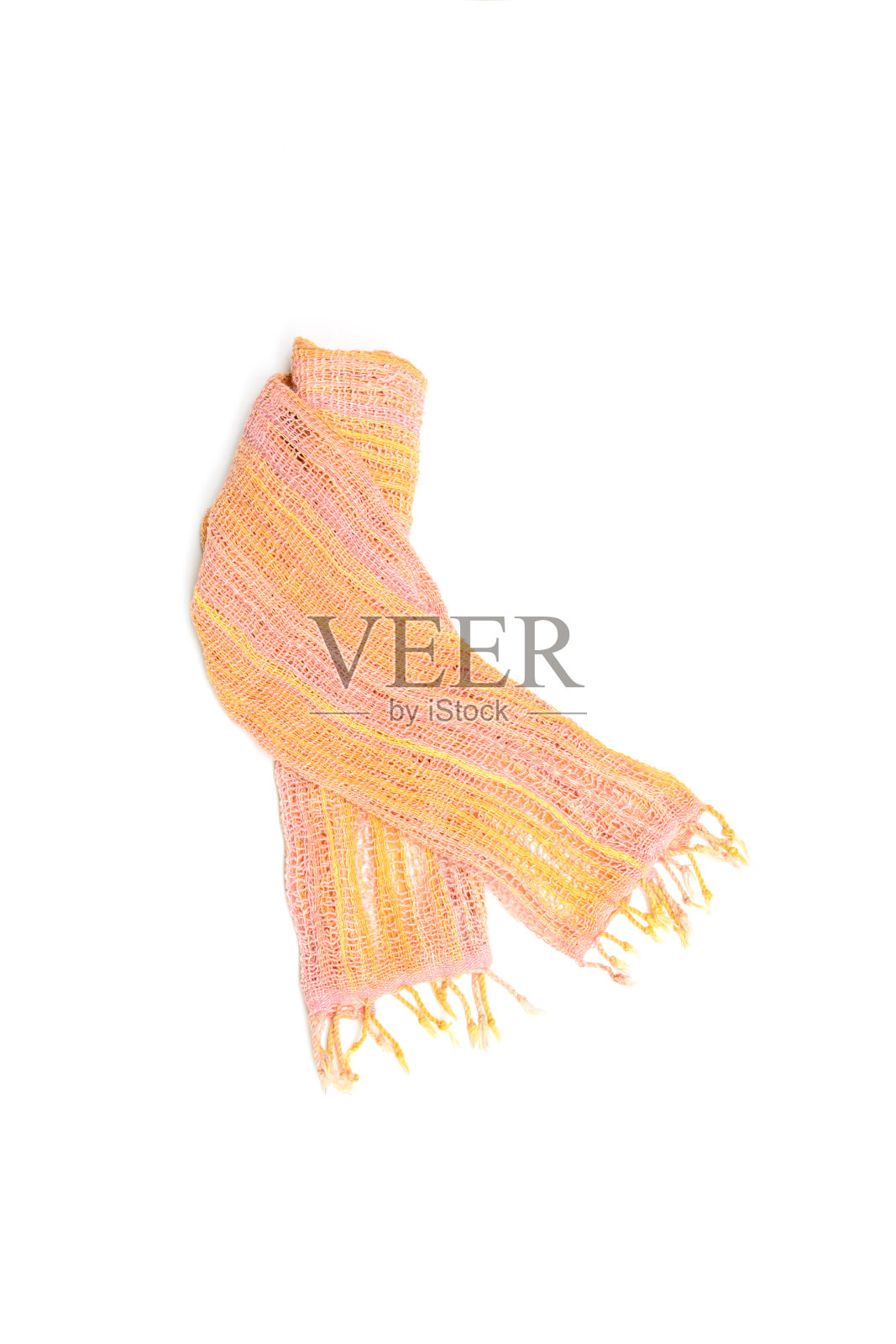 白色孤立的围巾照片摄影图片