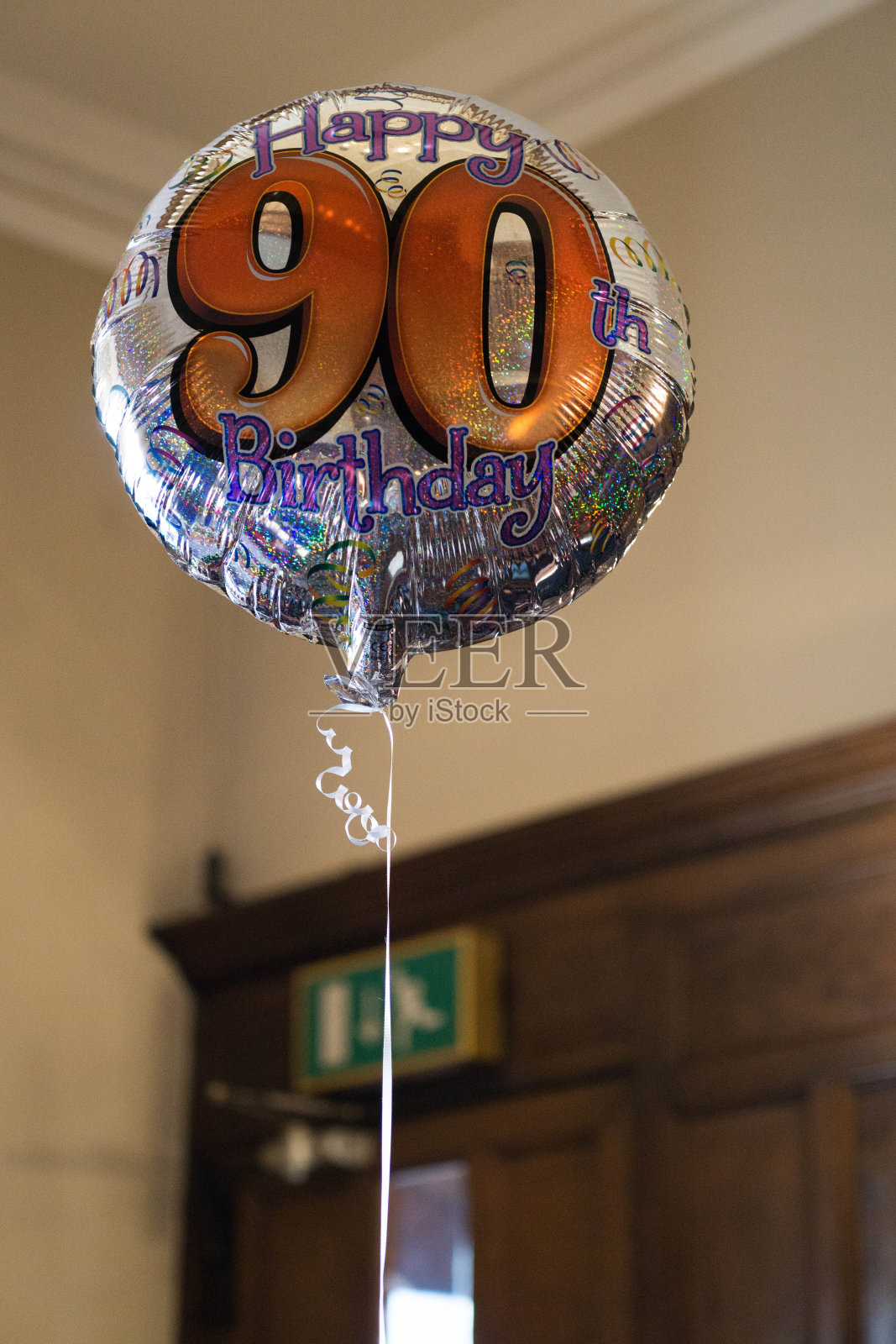 90岁生日气球照片摄影图片