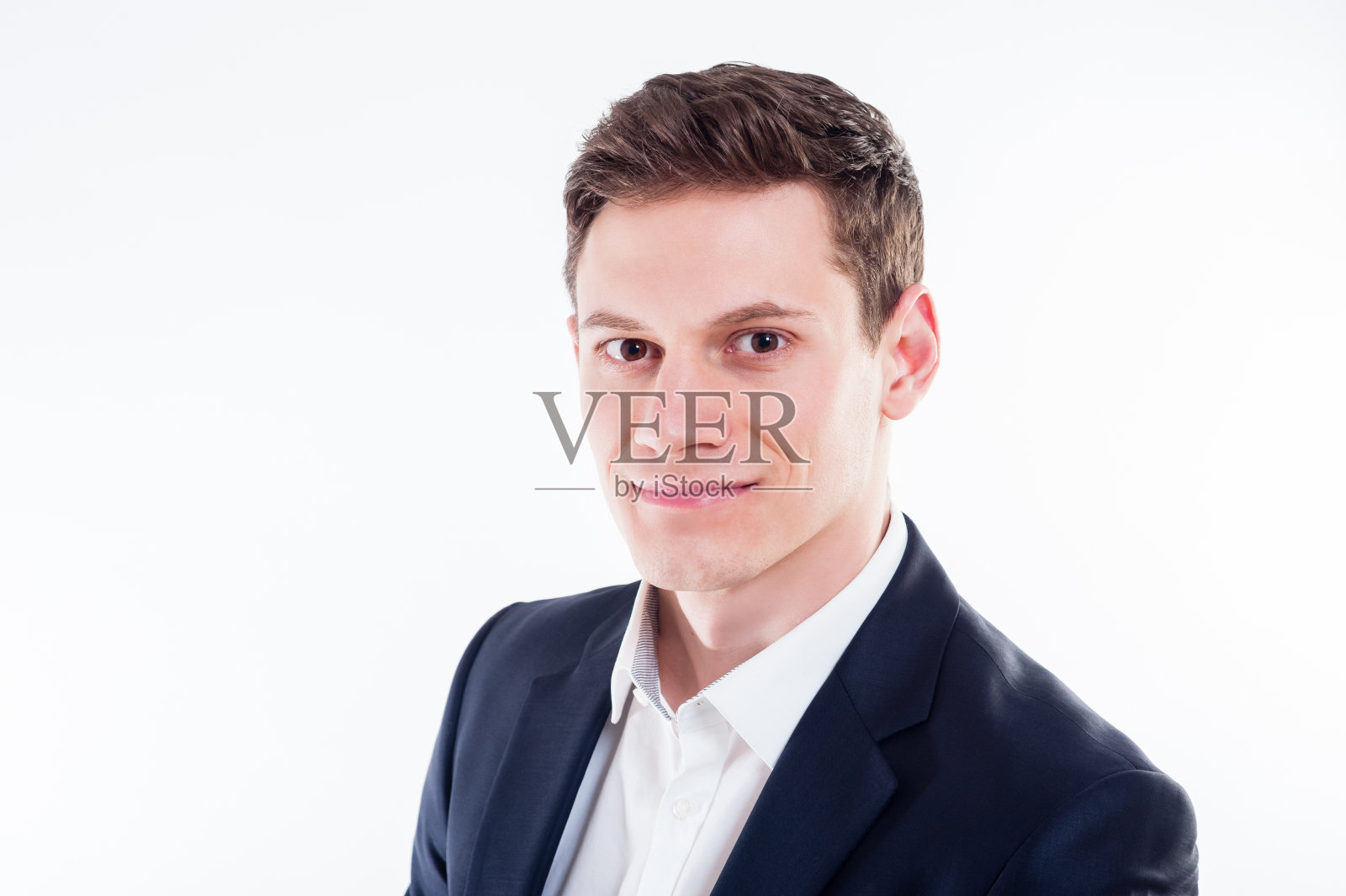 年轻商人的肖像照片摄影图片