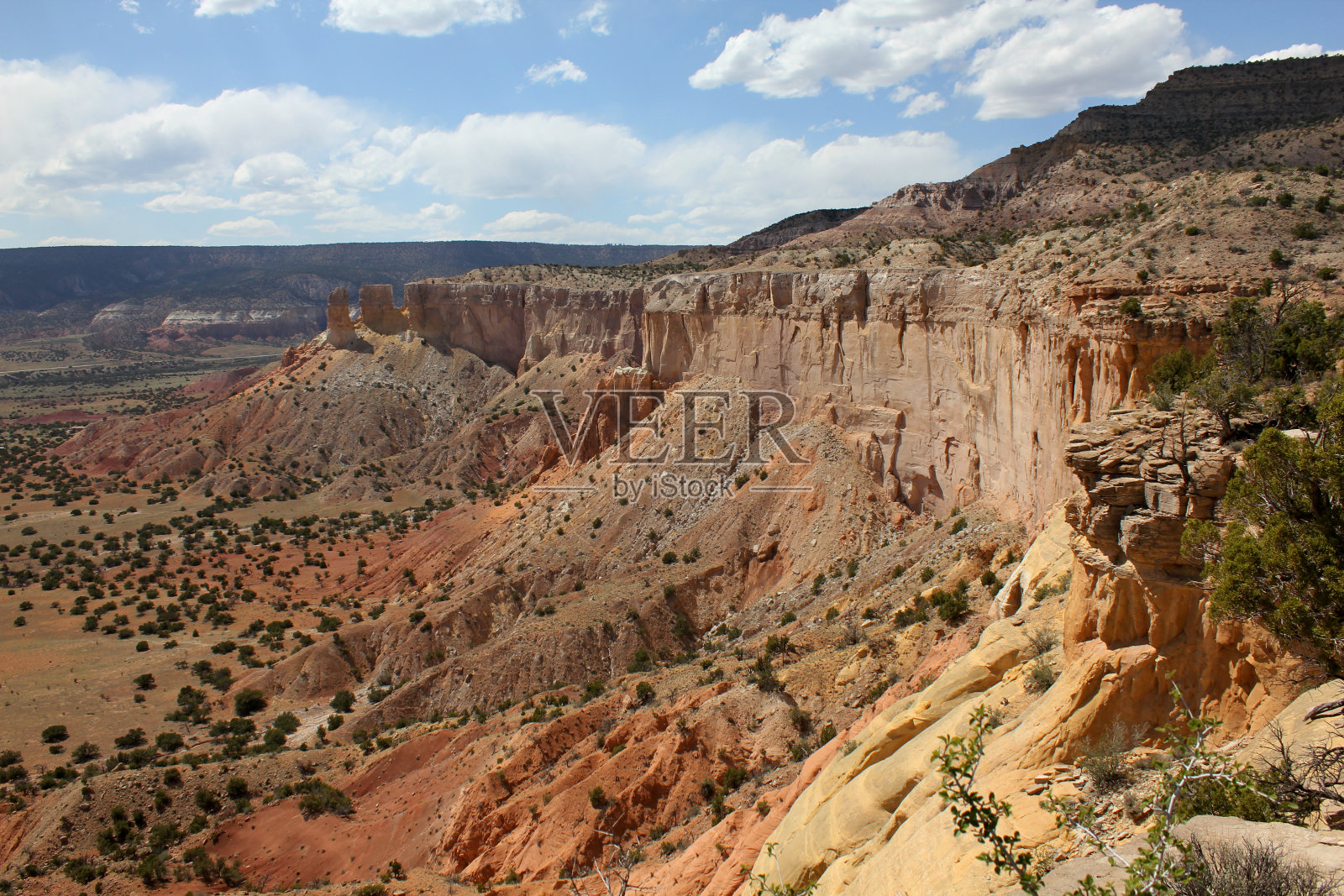 新墨西哥州的峡谷照片摄影图片