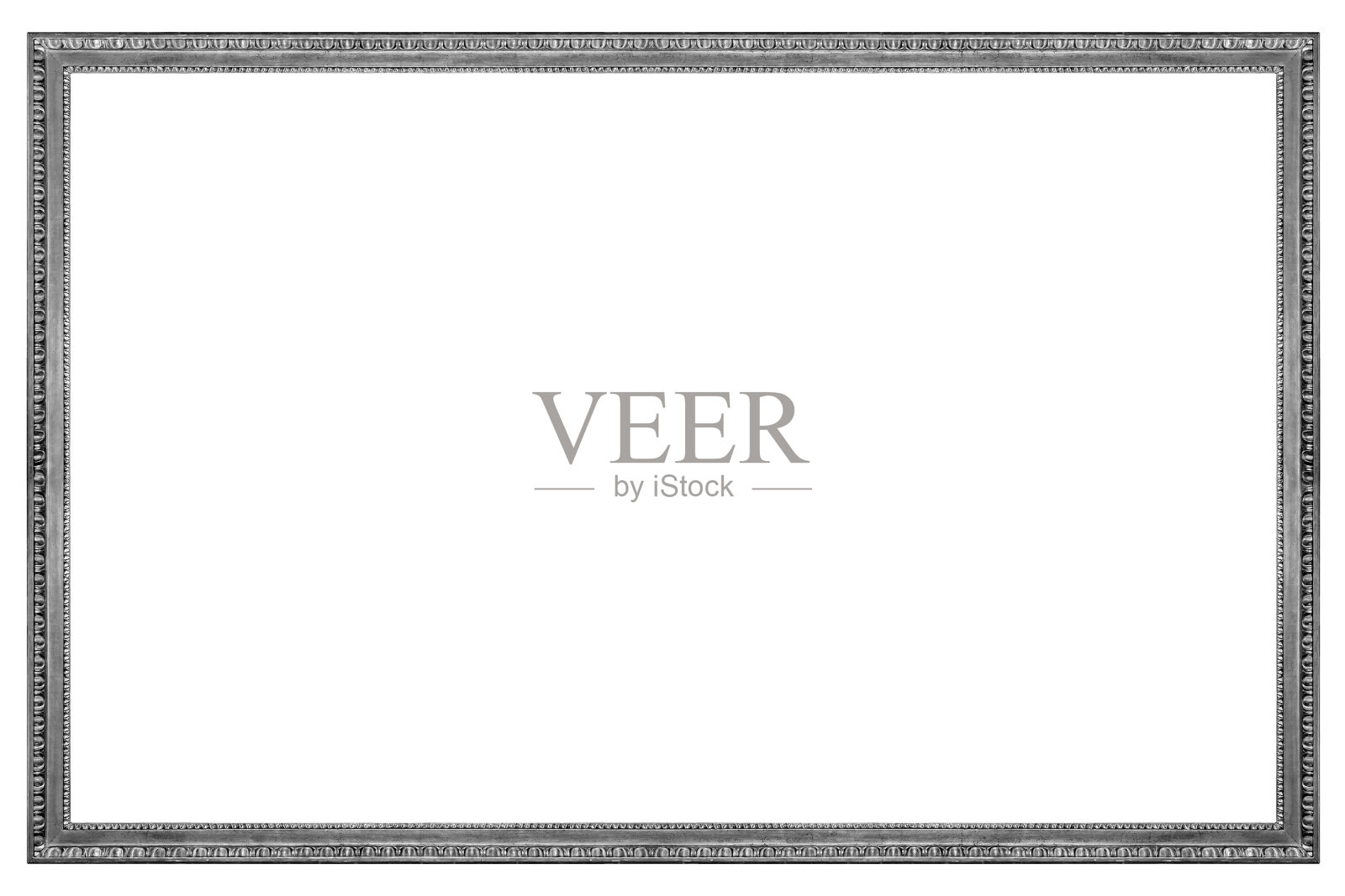 矩形木制银相框照片摄影图片